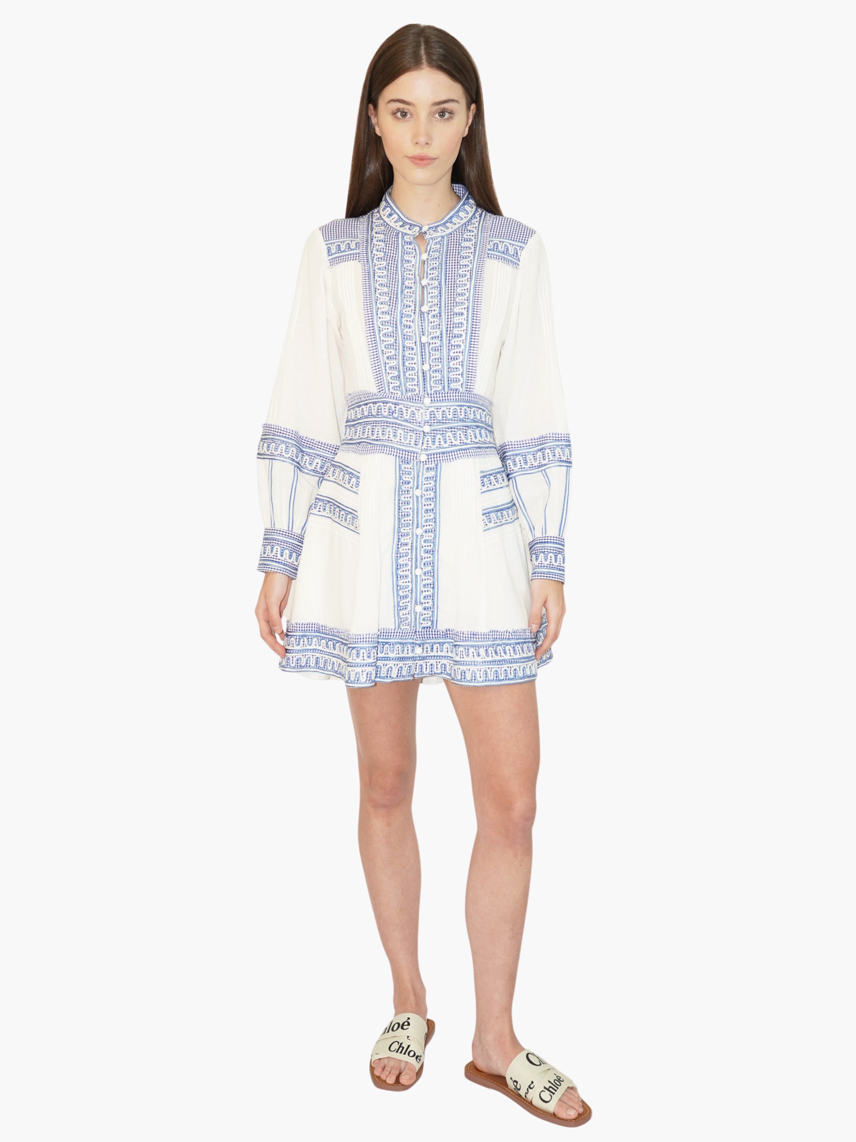 Embroidered Pasha Dress