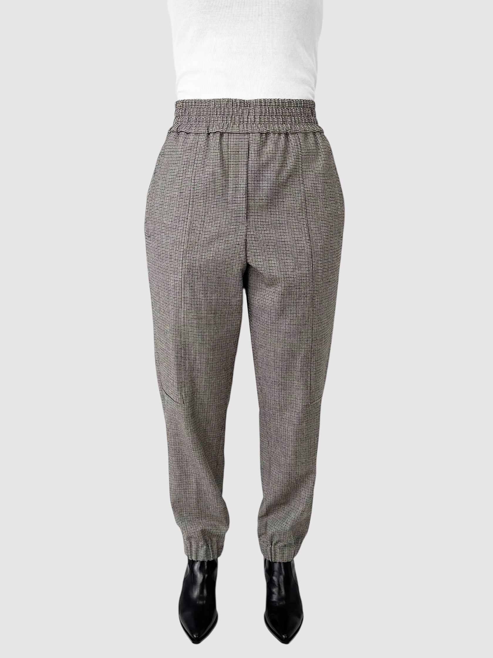 Elasticized Check Pants