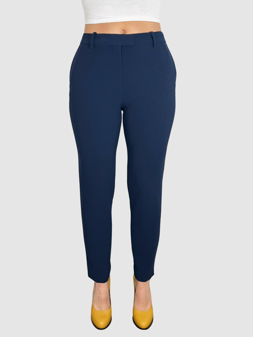 High Rise Slim Pants