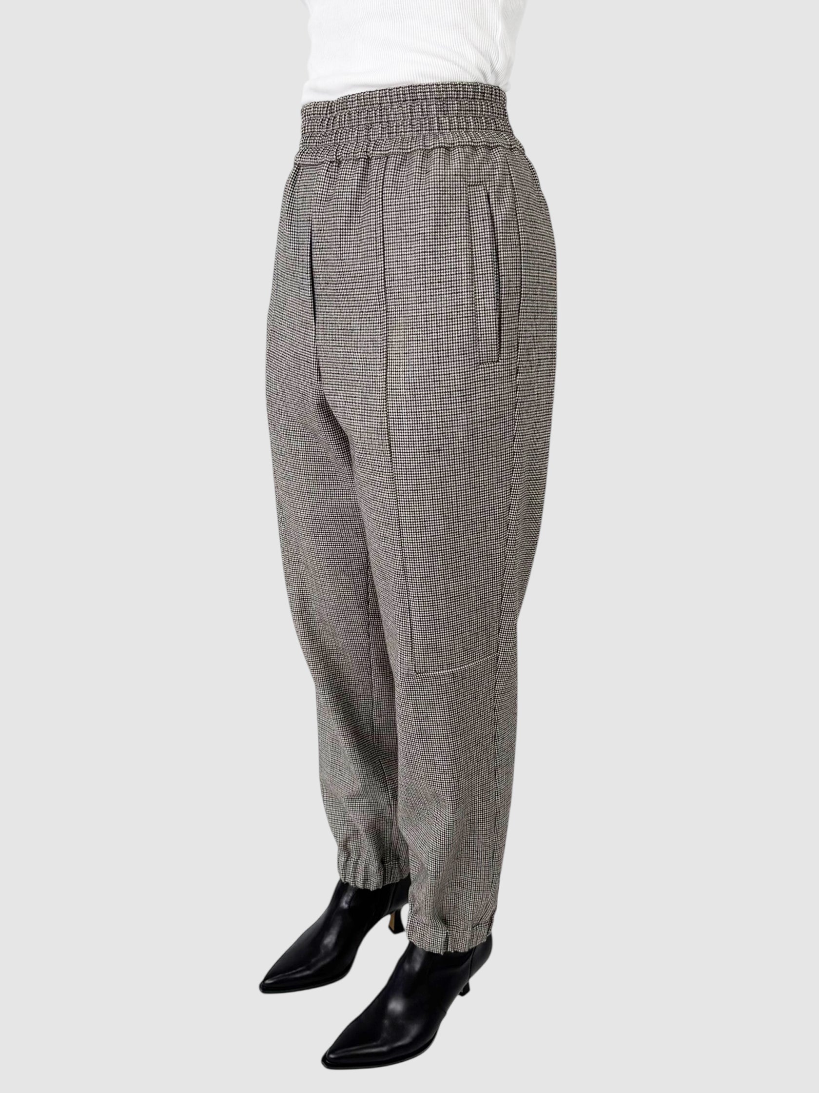 Elasticized Check Pants