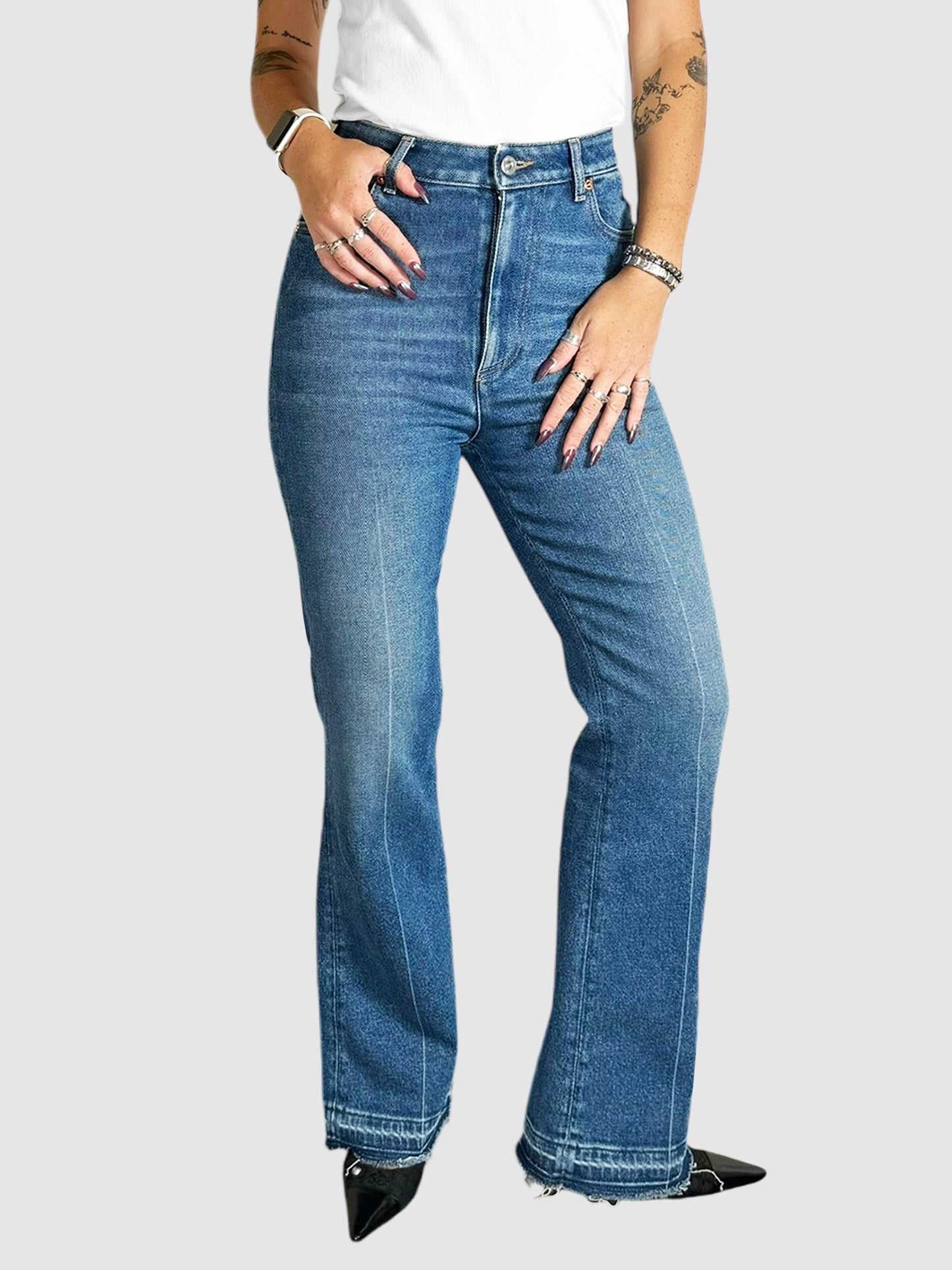 Semi-Flare Boot Cut Jeans - Size 26