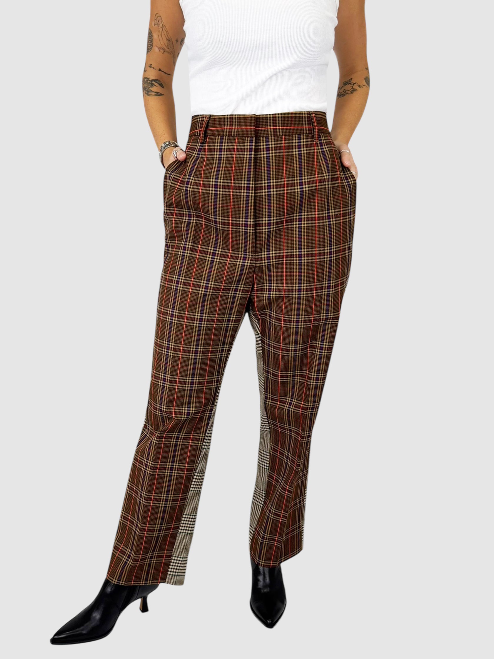 Dual Check Pants