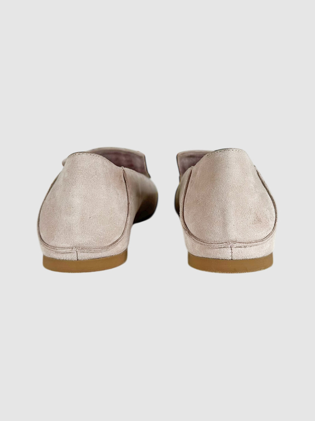 Suede Studded Loafers