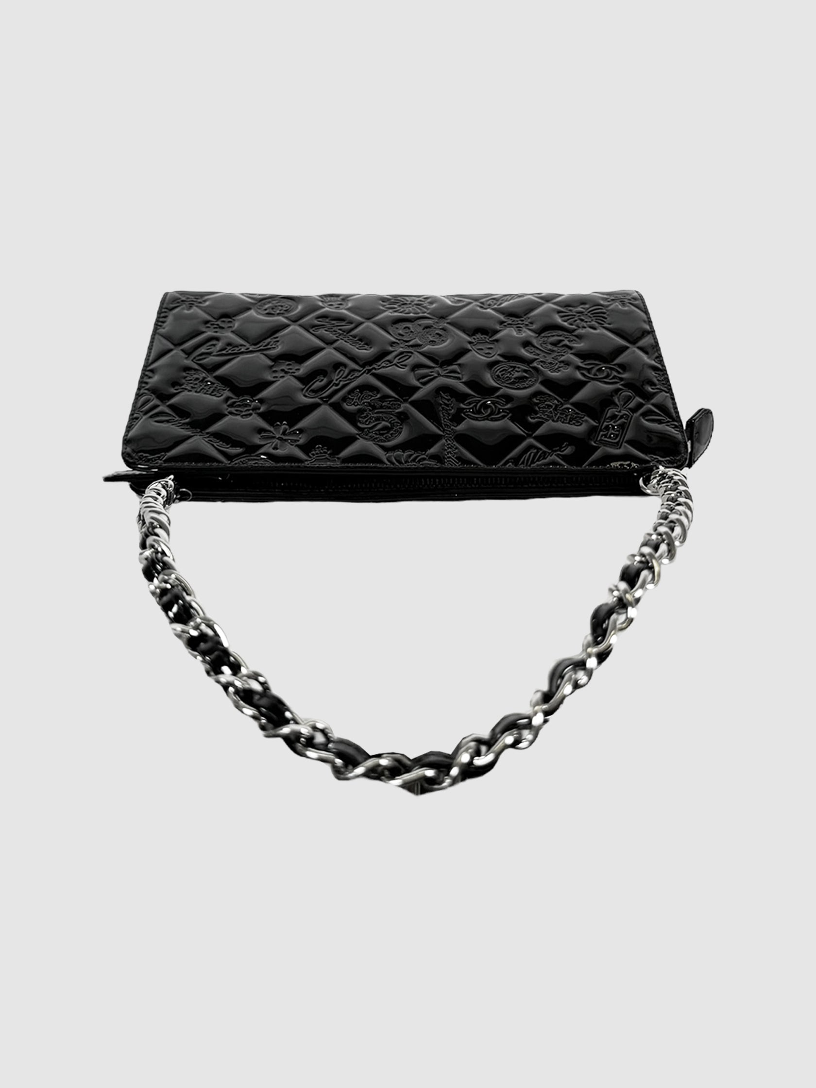 2009 Patent Calfskin Lucky Symbols Pochette