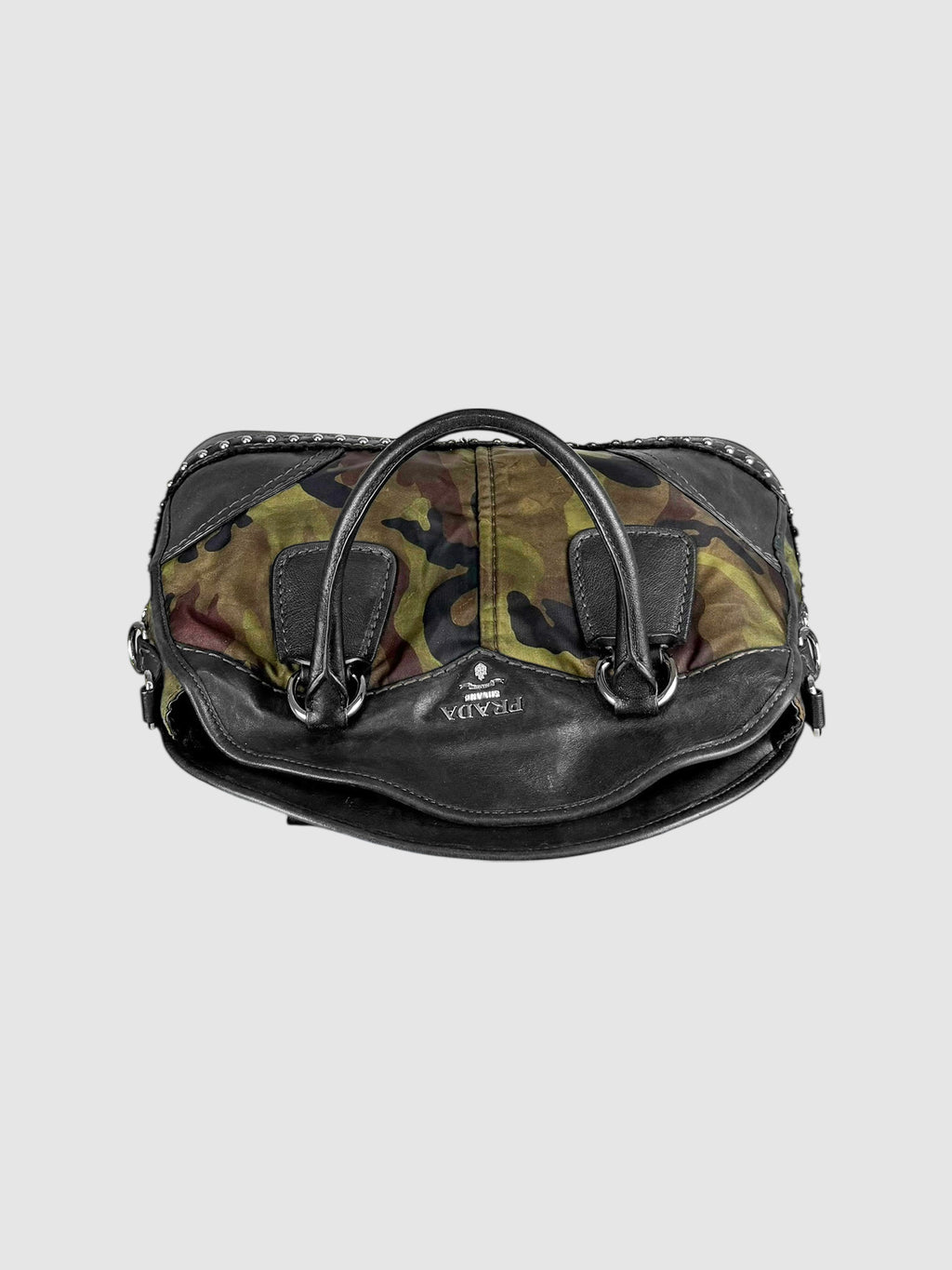 Camouflage Studded Bag