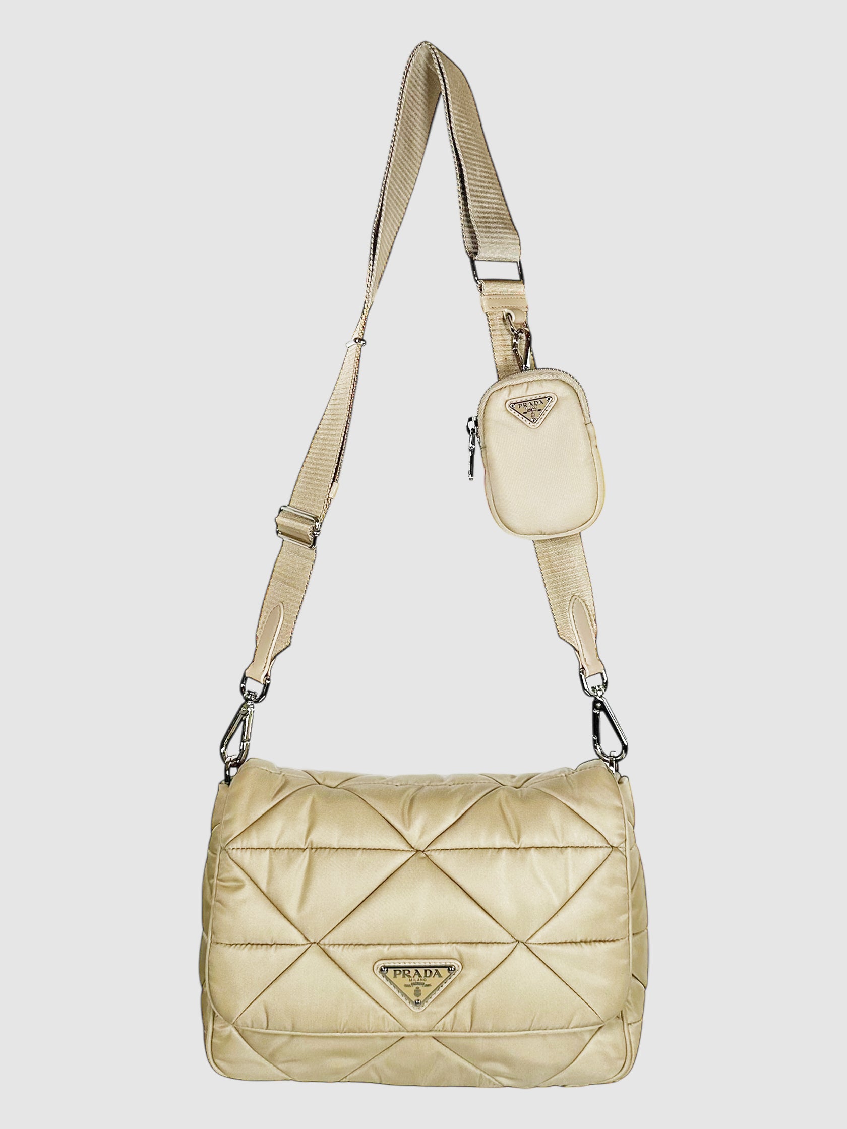 Re-Nylon Padded Shoulder Bag