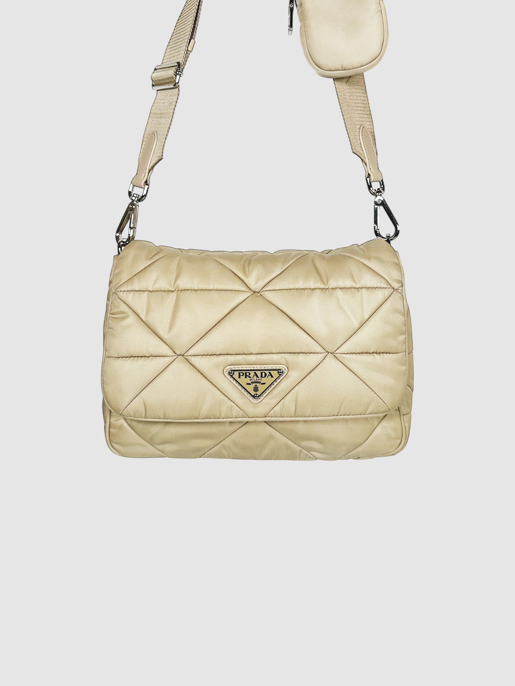 Re-Nylon Padded Shoulder Bag