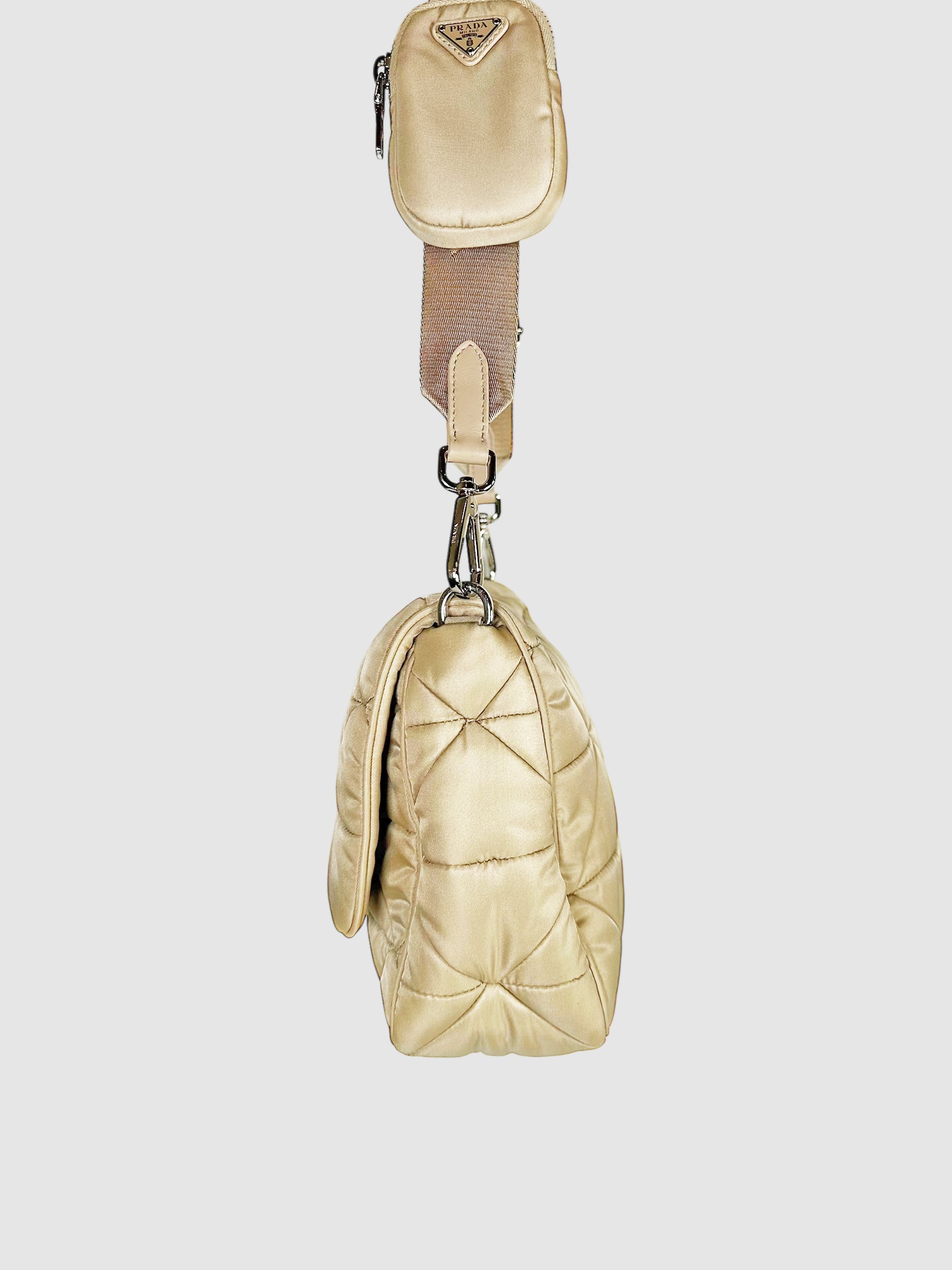 Re-Nylon Padded Shoulder Bag