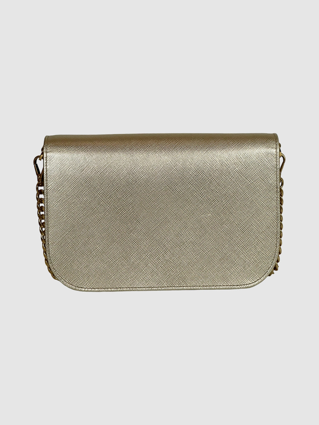 Saffiano Metallic Crossbody Bag
