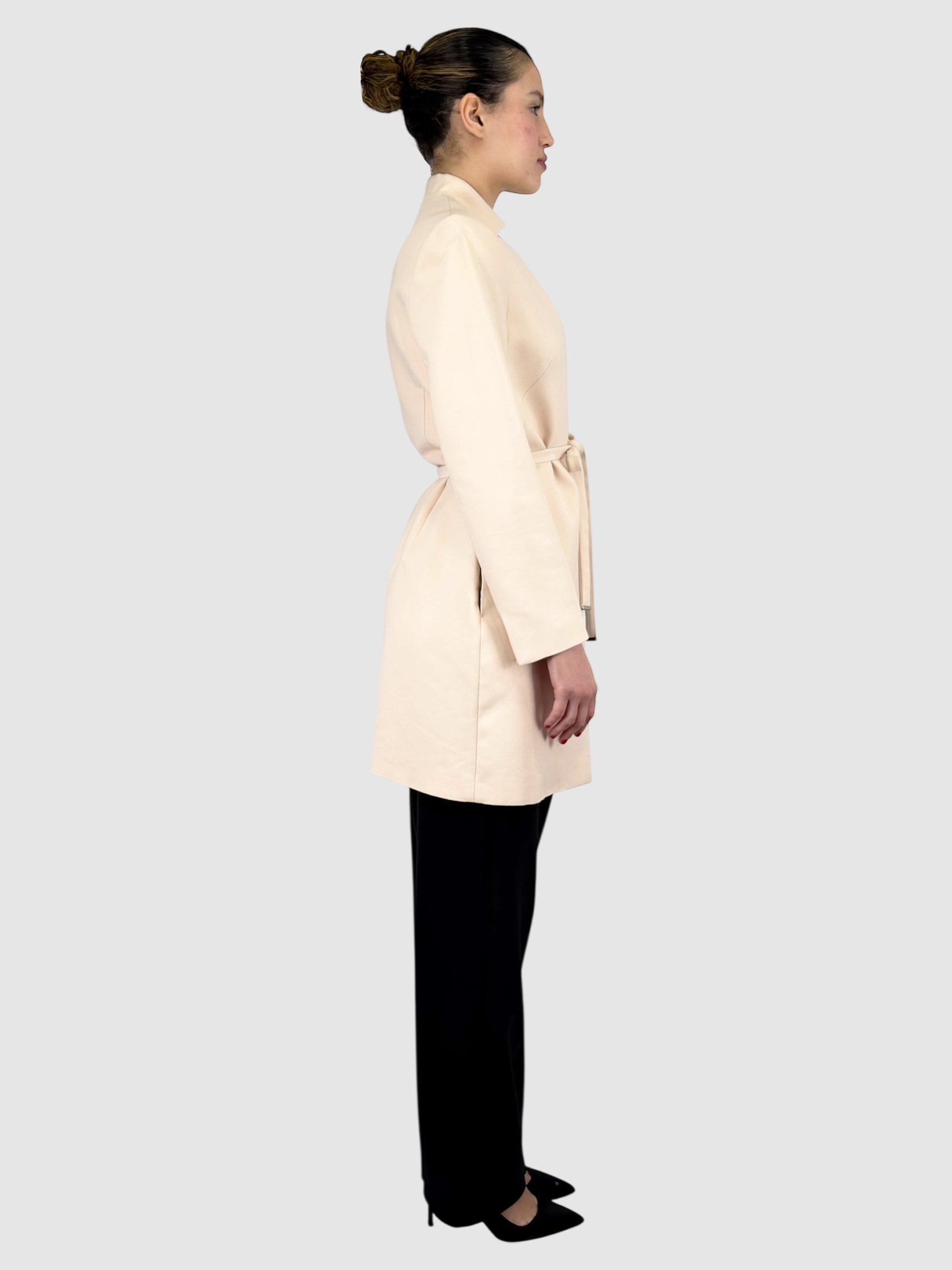 Belted Open Coat