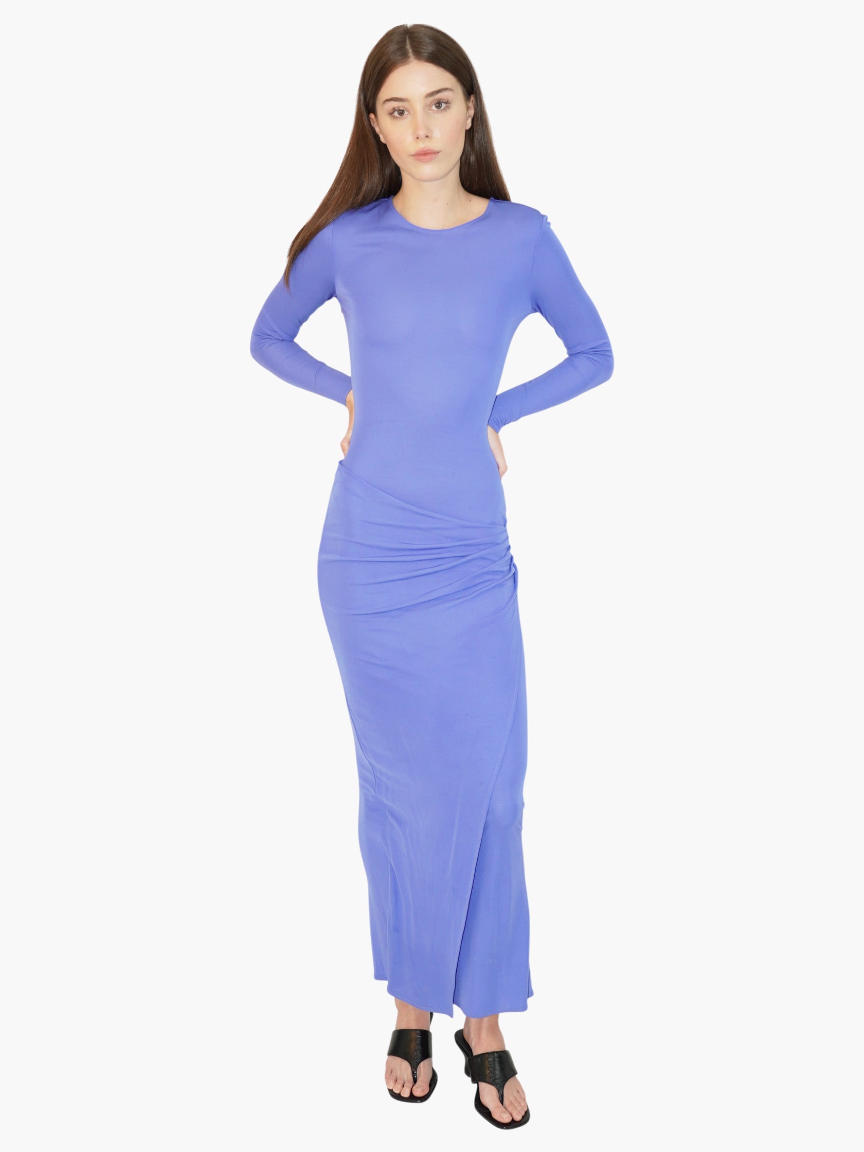 Draped Maxi Dress