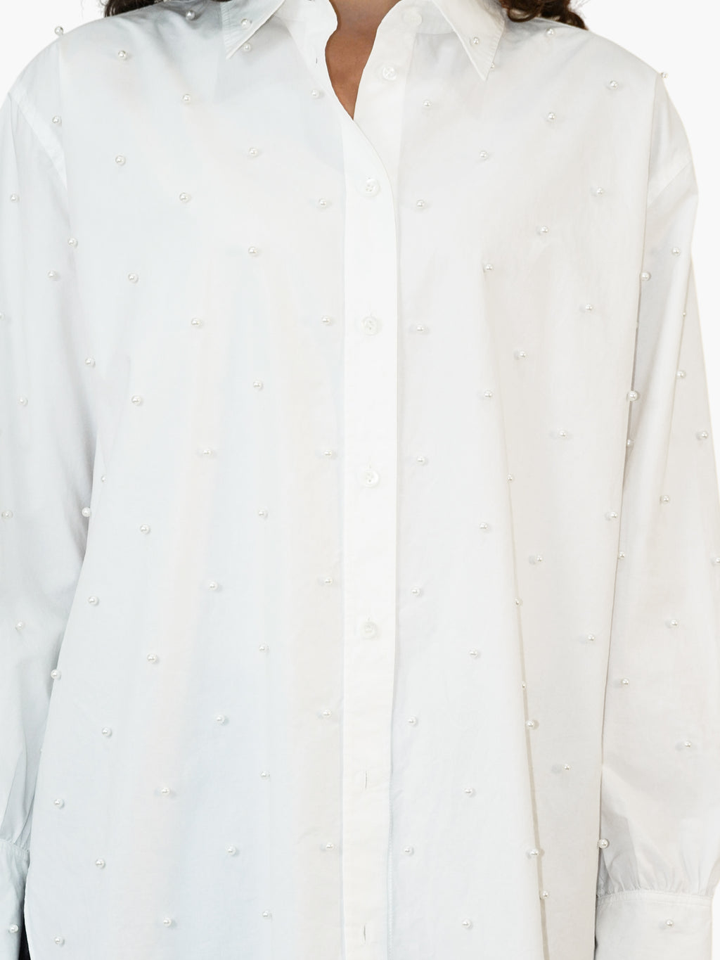 Pearl-Embellished Top