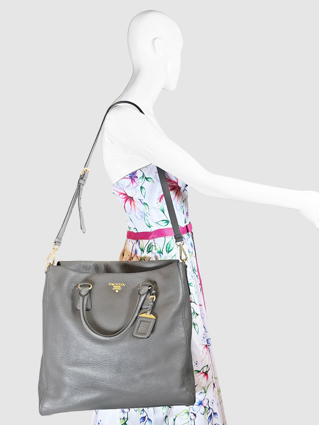 Leather Shopper Tote