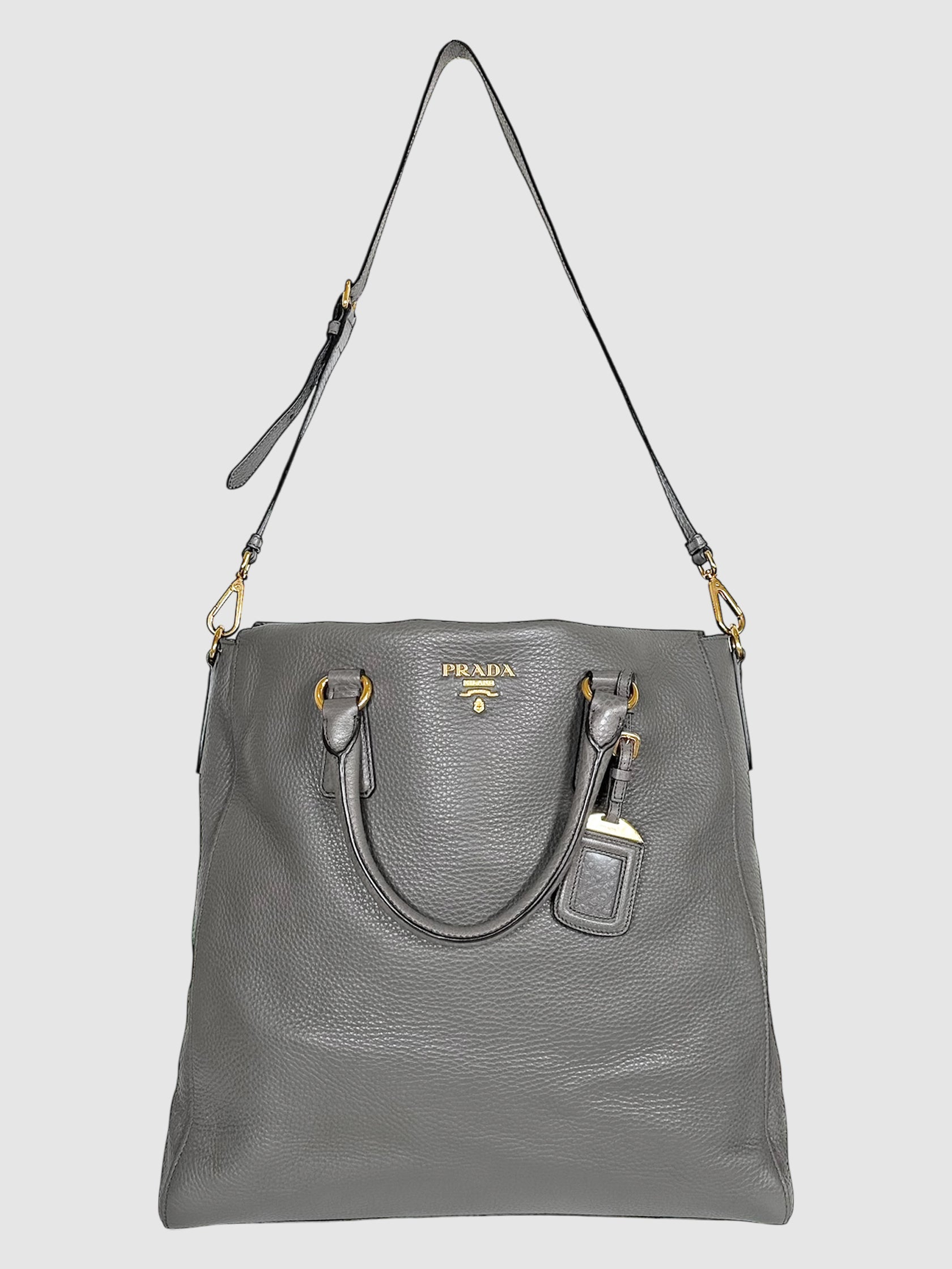Leather Shopper Tote