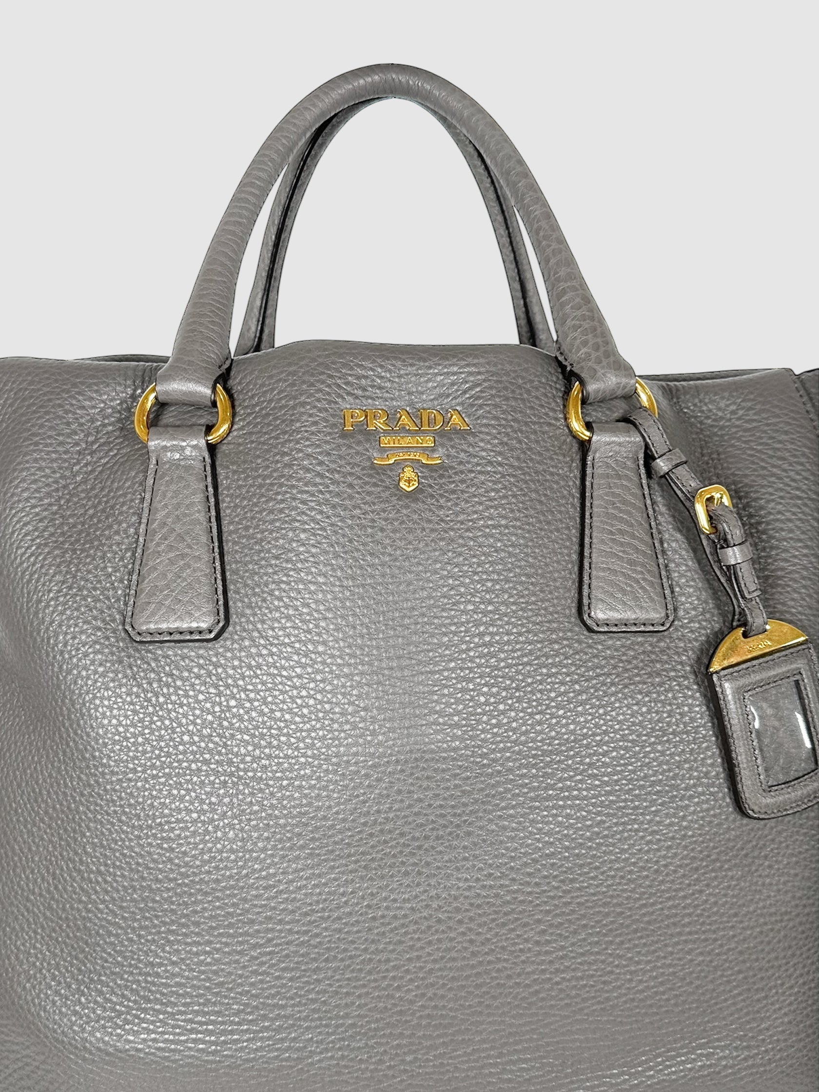 Leather Shopper Tote