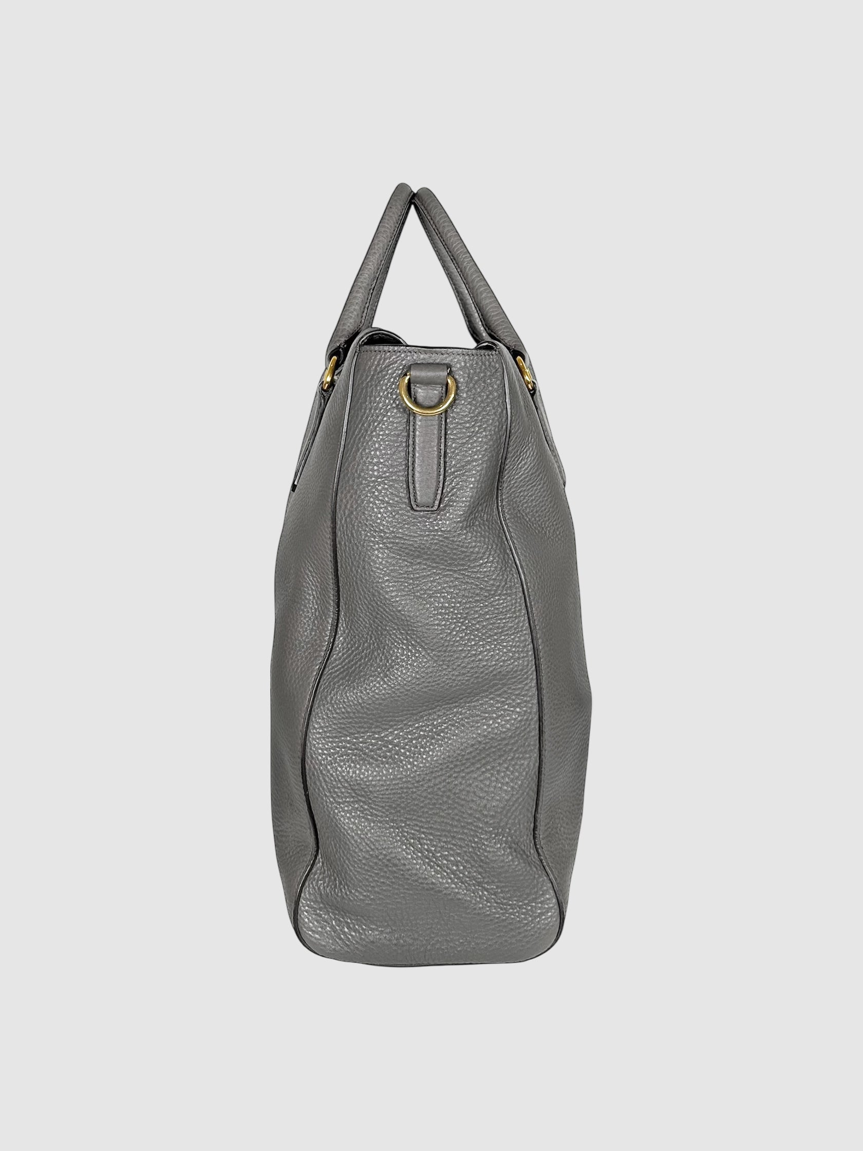 Leather Shopper Tote