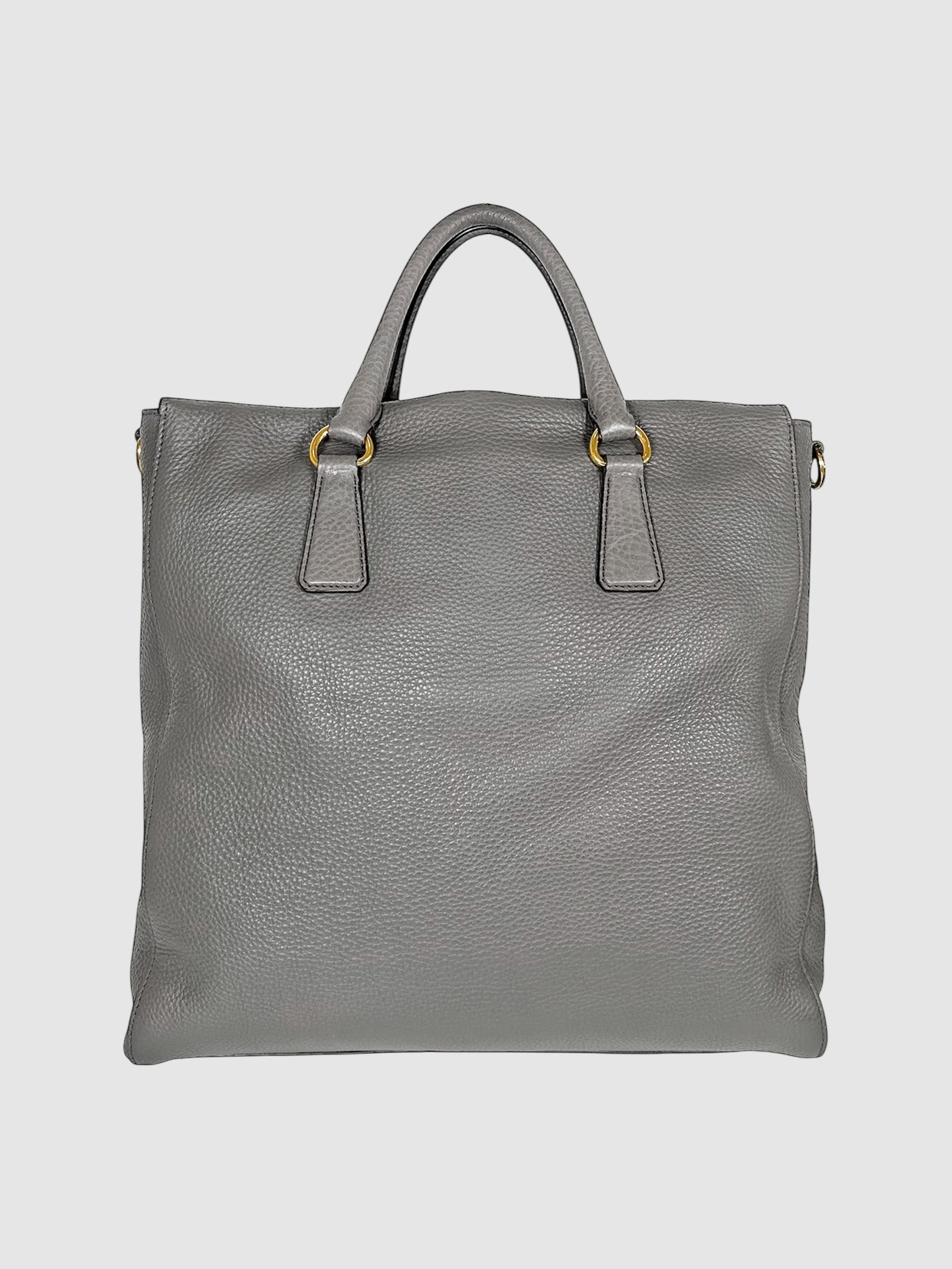 Leather Shopper Tote
