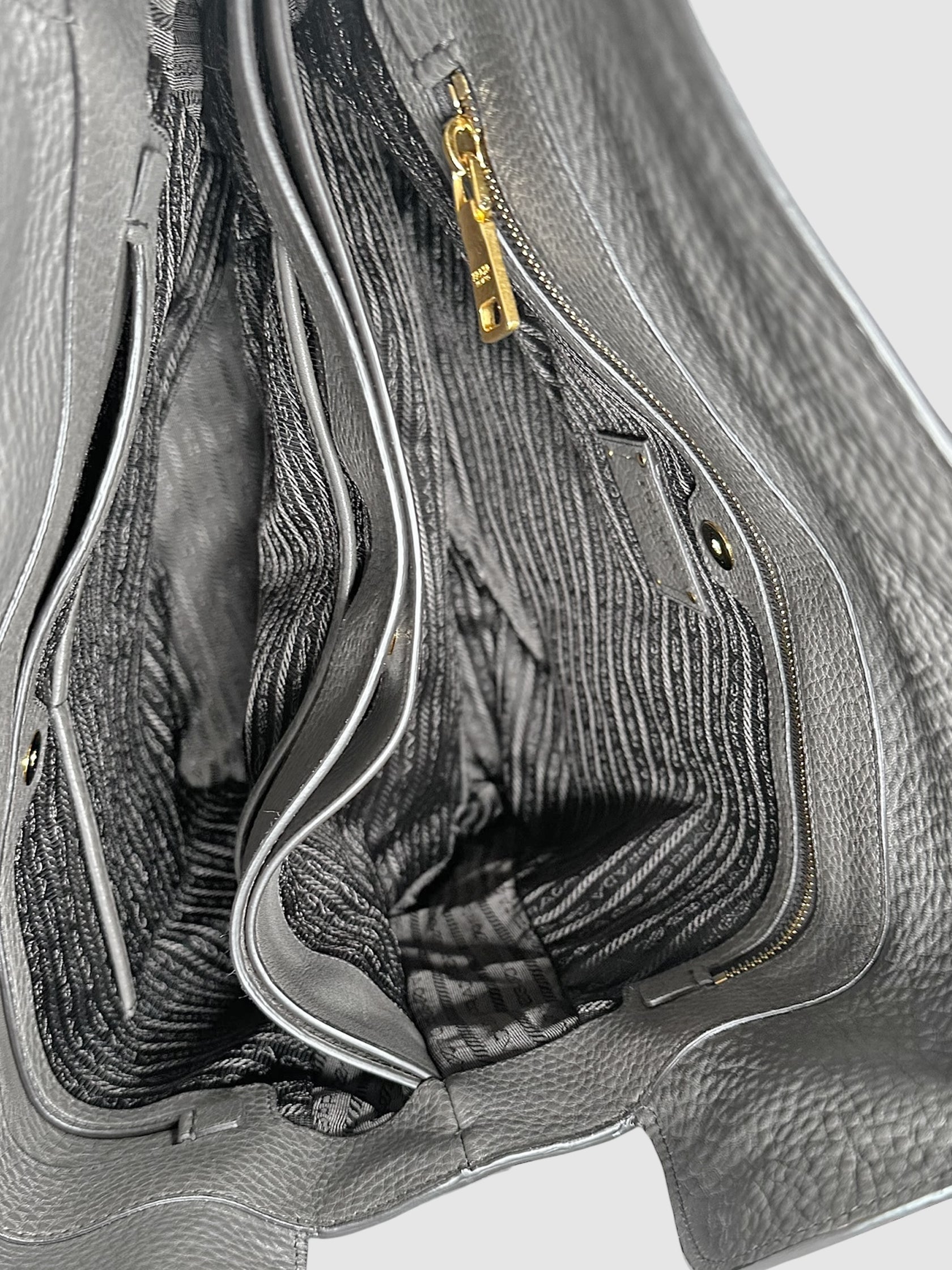 Leather Shopper Tote