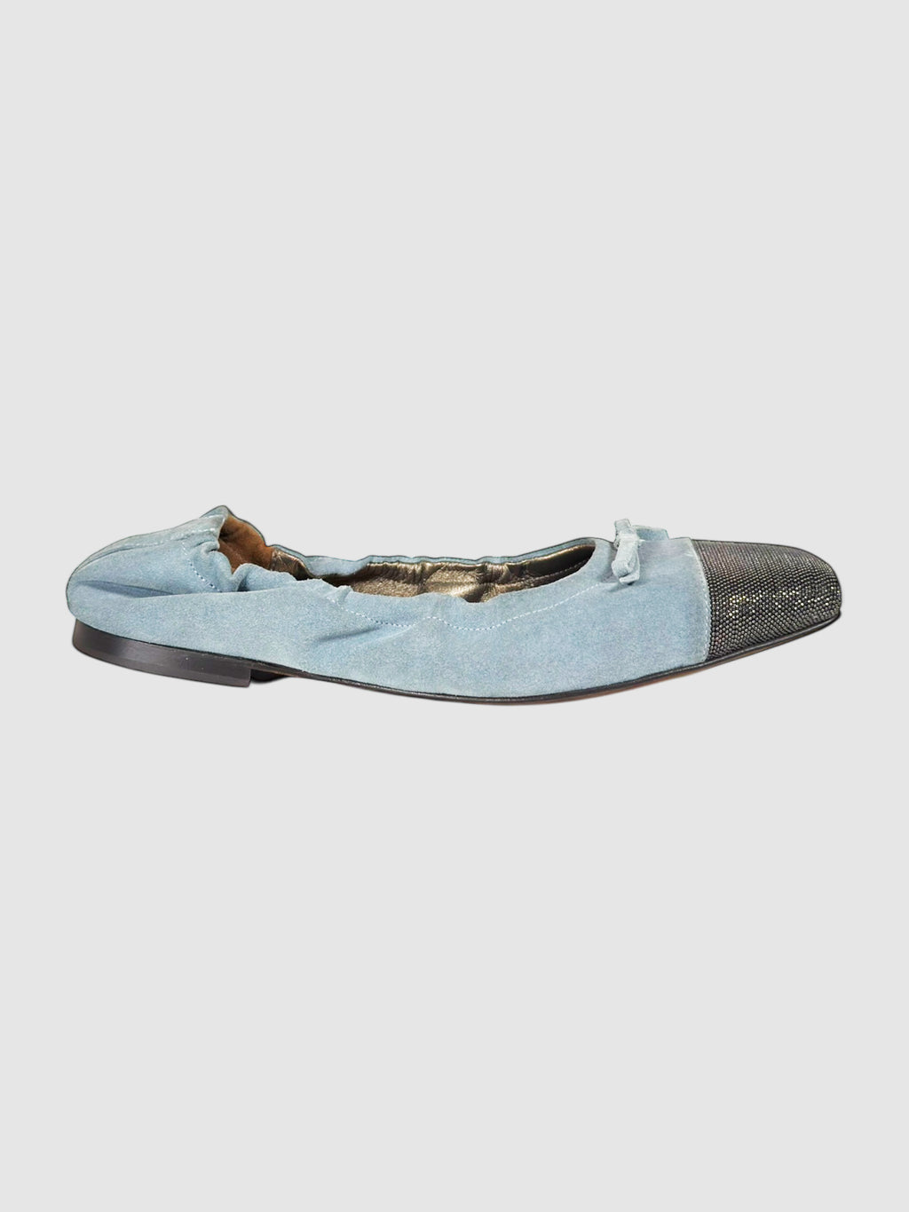 Suede Monili Flats