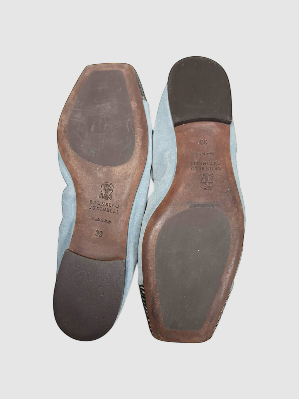 Suede Monili Flats