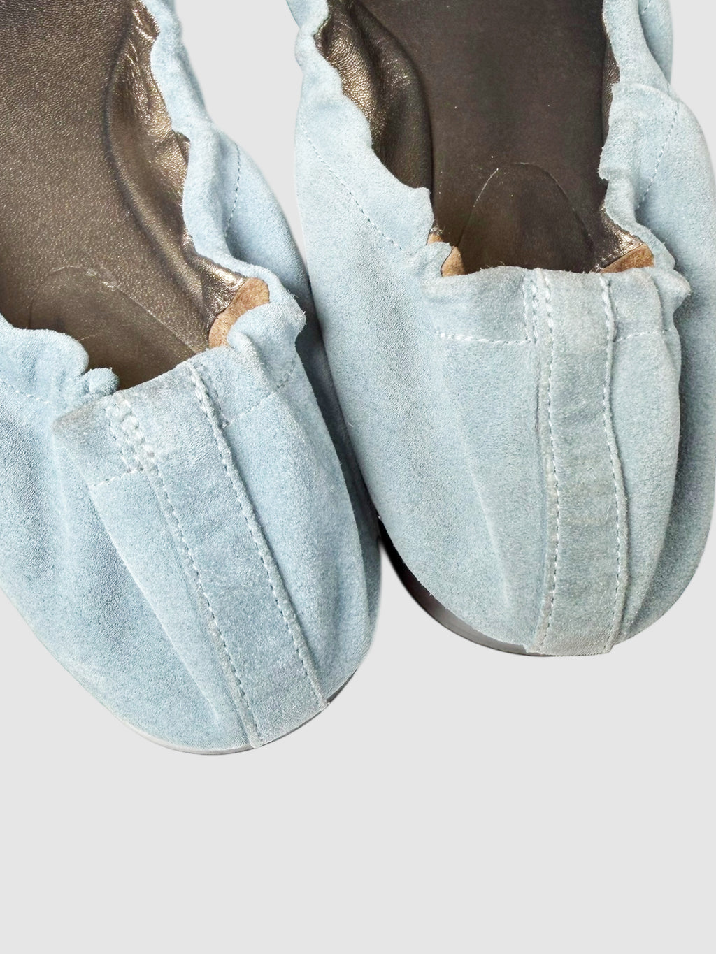 Suede Monili Flats