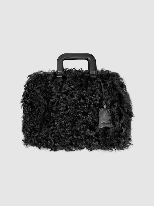 Shearling Handle Bag