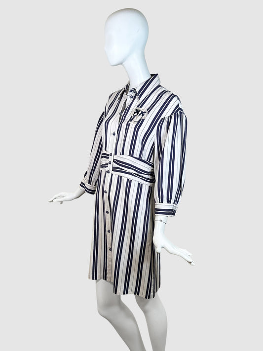 Pinko Striped Shirt Dress - Size S/M