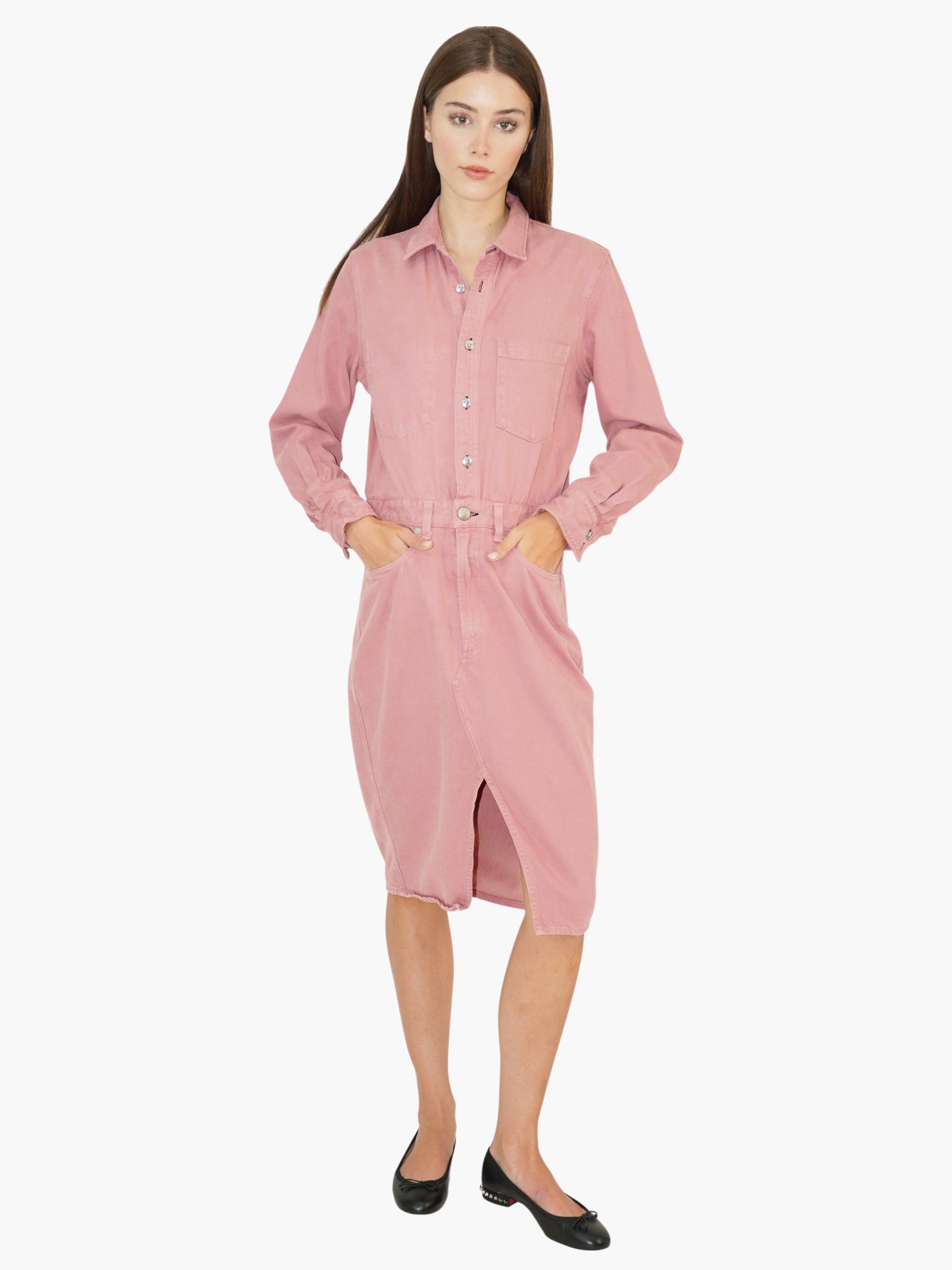 Denim Shirt Dress