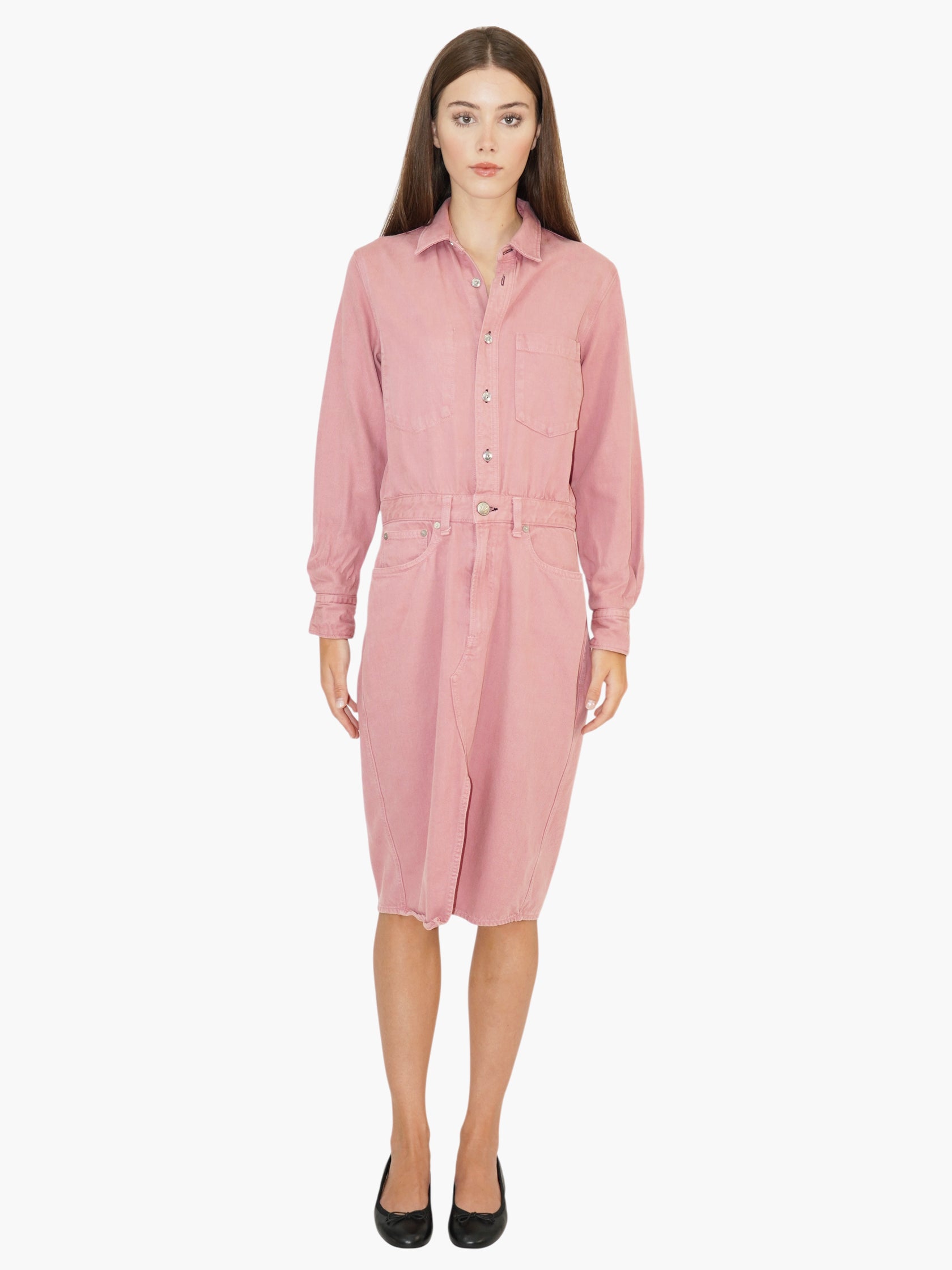 Denim Shirt Dress