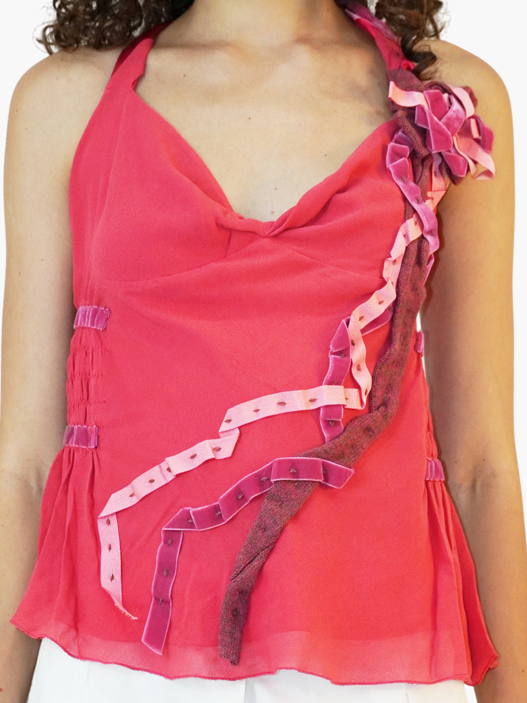 Silk Sleeveless Top