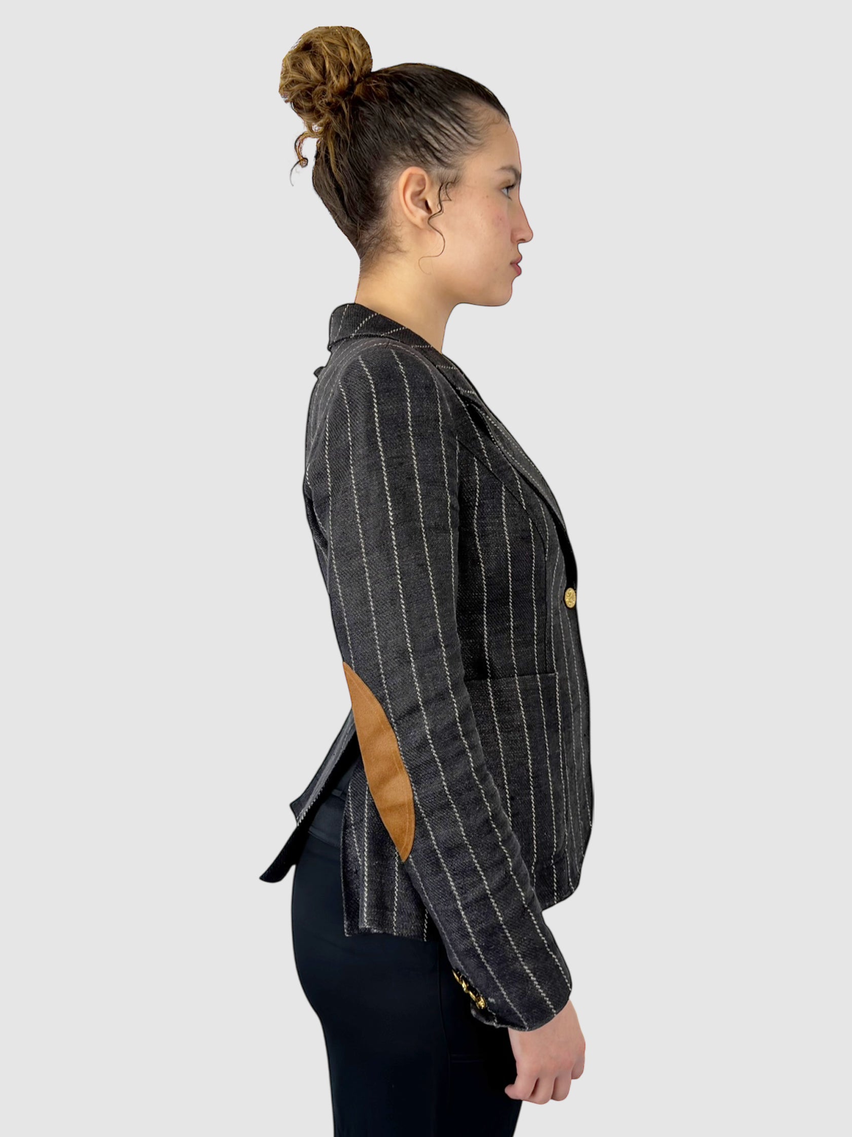 Pinstripe Duchess Blazer