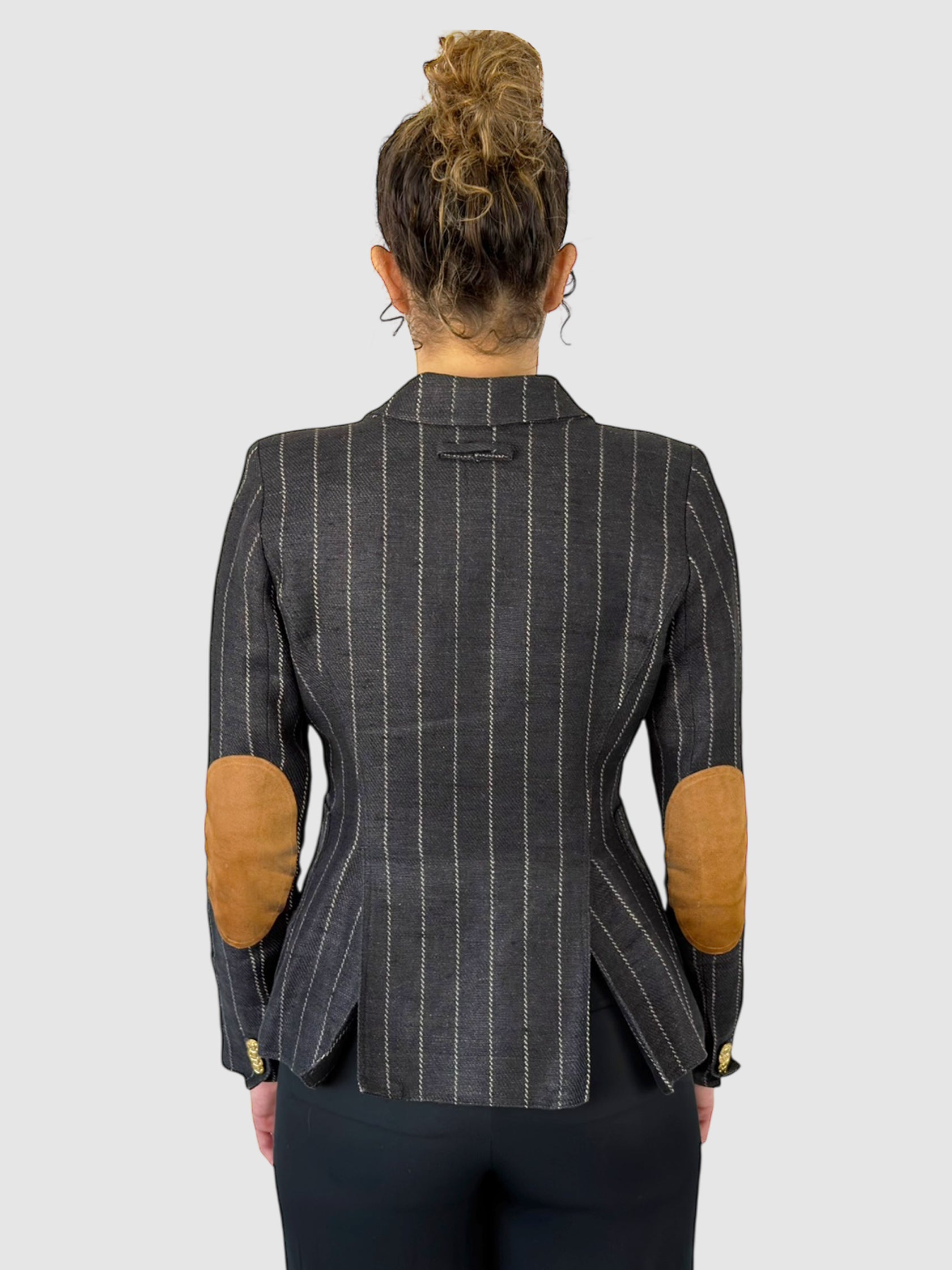 Pinstripe Duchess Blazer