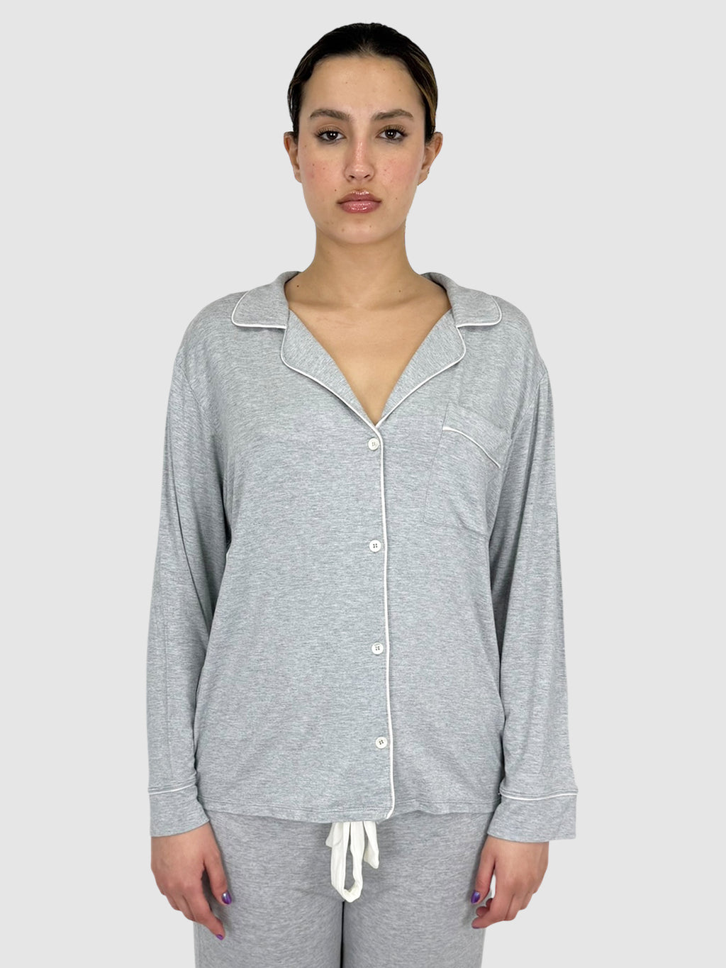Button-Up Pyjama Top