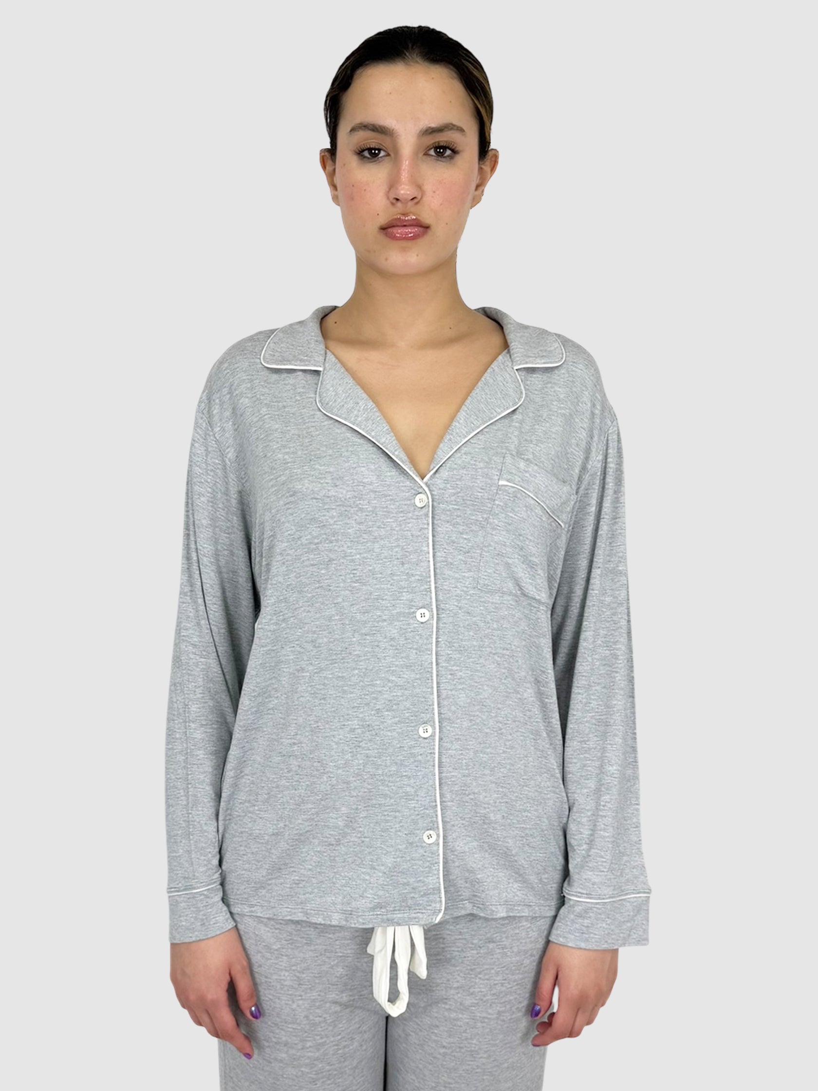 Button-Up Pyjama Top