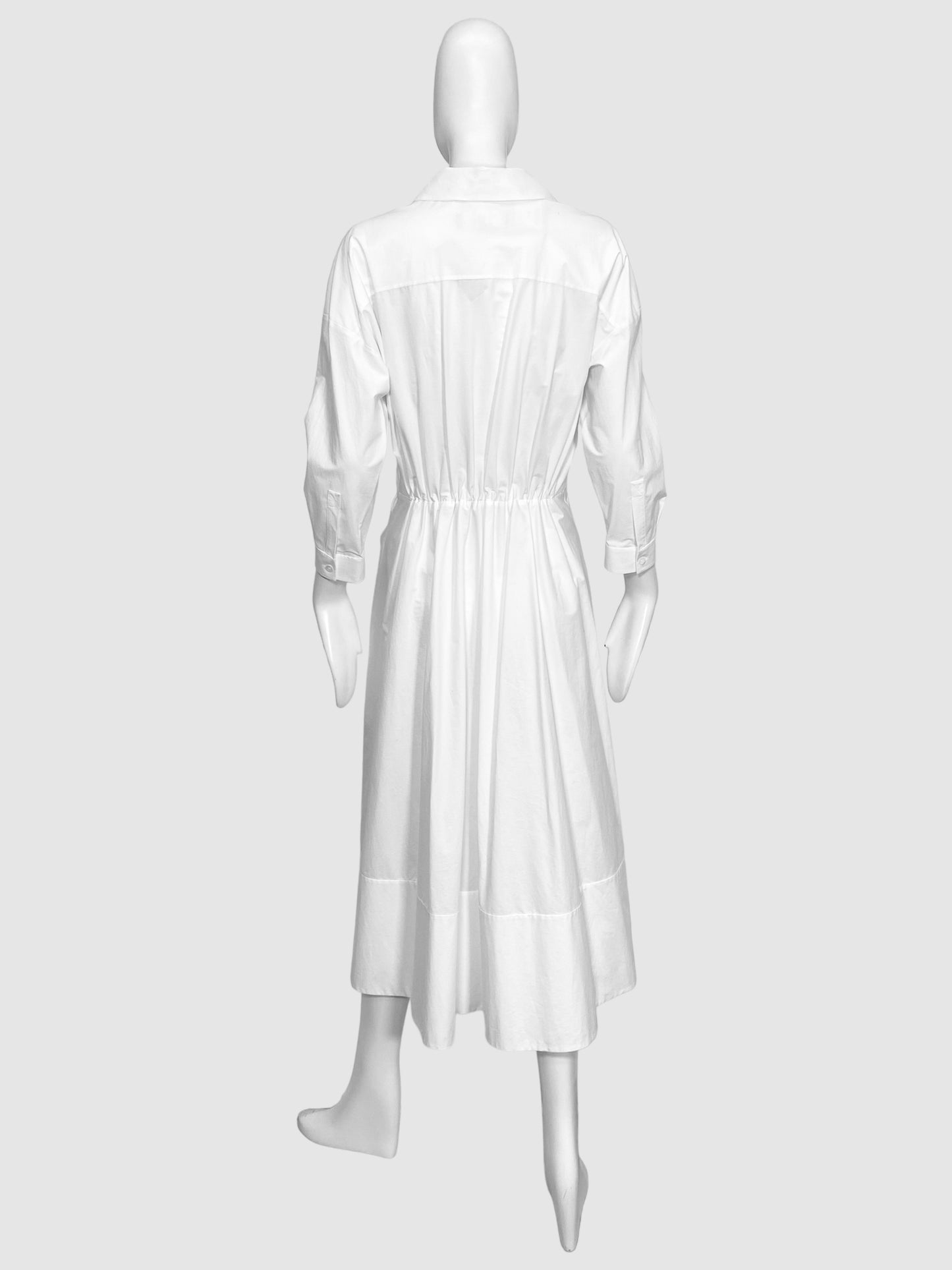 Paule Ka Cotton Rushed Dress - Size 38