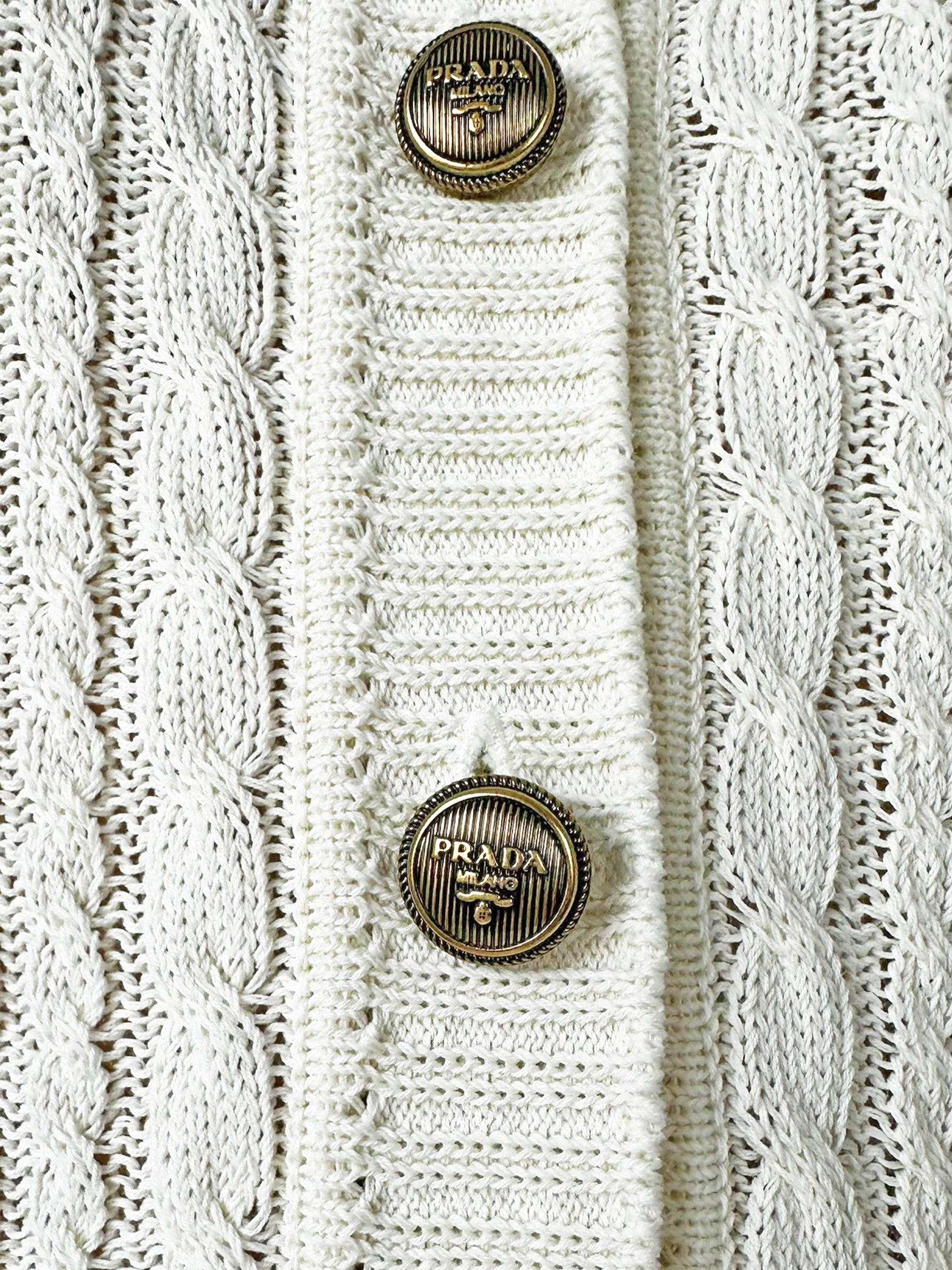 Cable Knit Mini Dress - Size 40