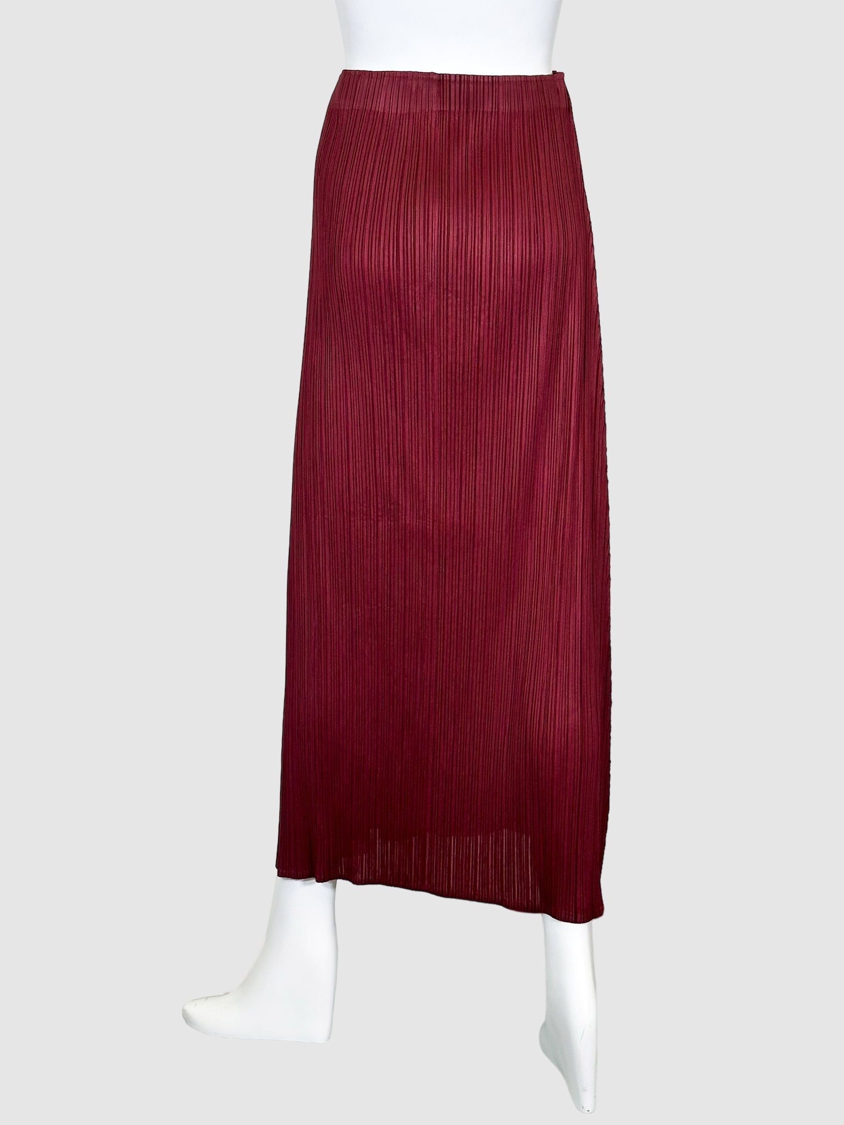 Pleats Please Pleated Midi Skirt - Size M
