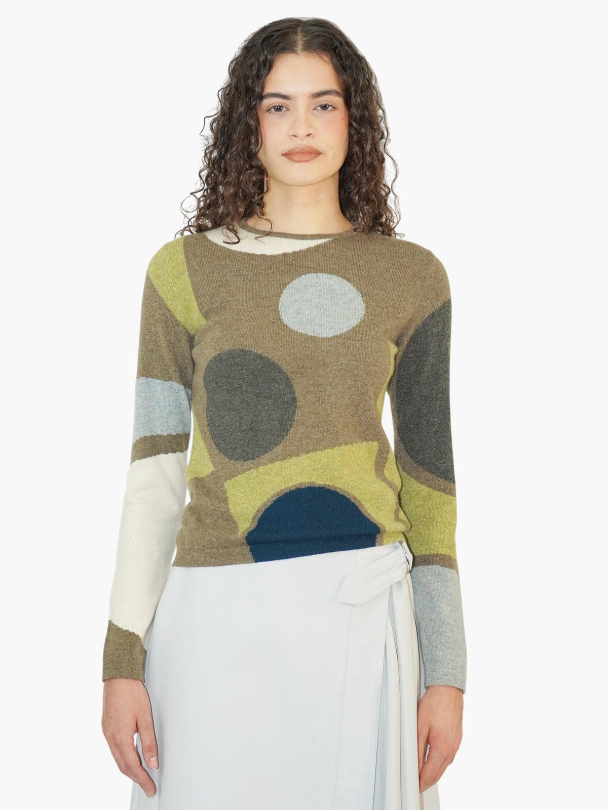 Cashmere Abstract Sweater