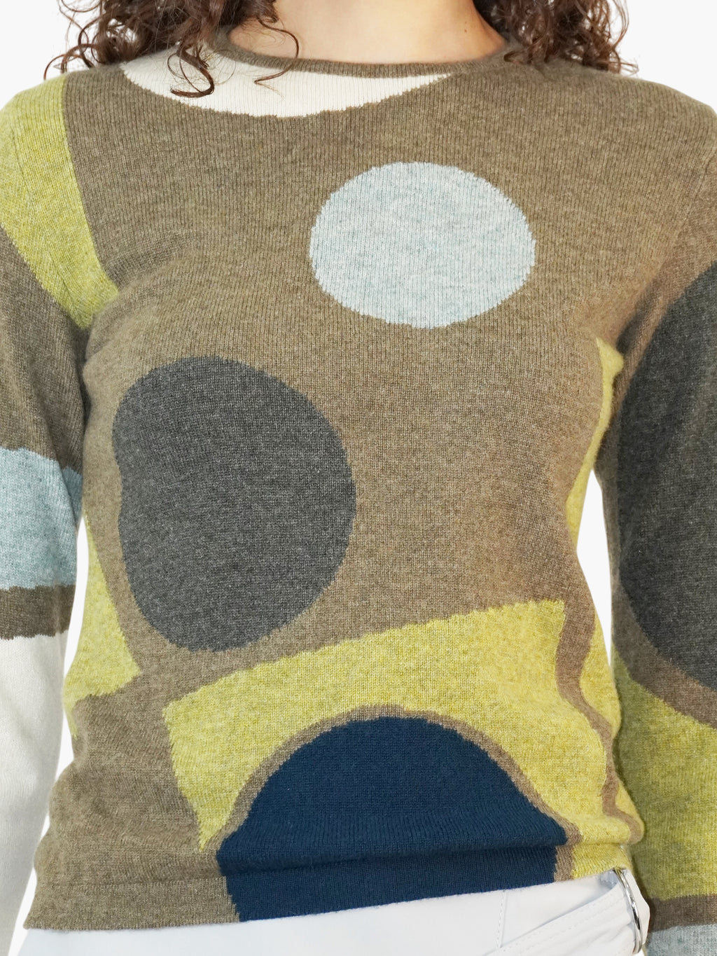 Cashmere Abstract Sweater