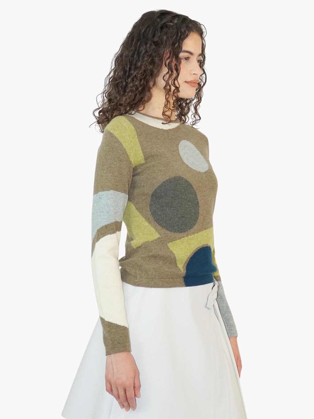 Cashmere Abstract Sweater