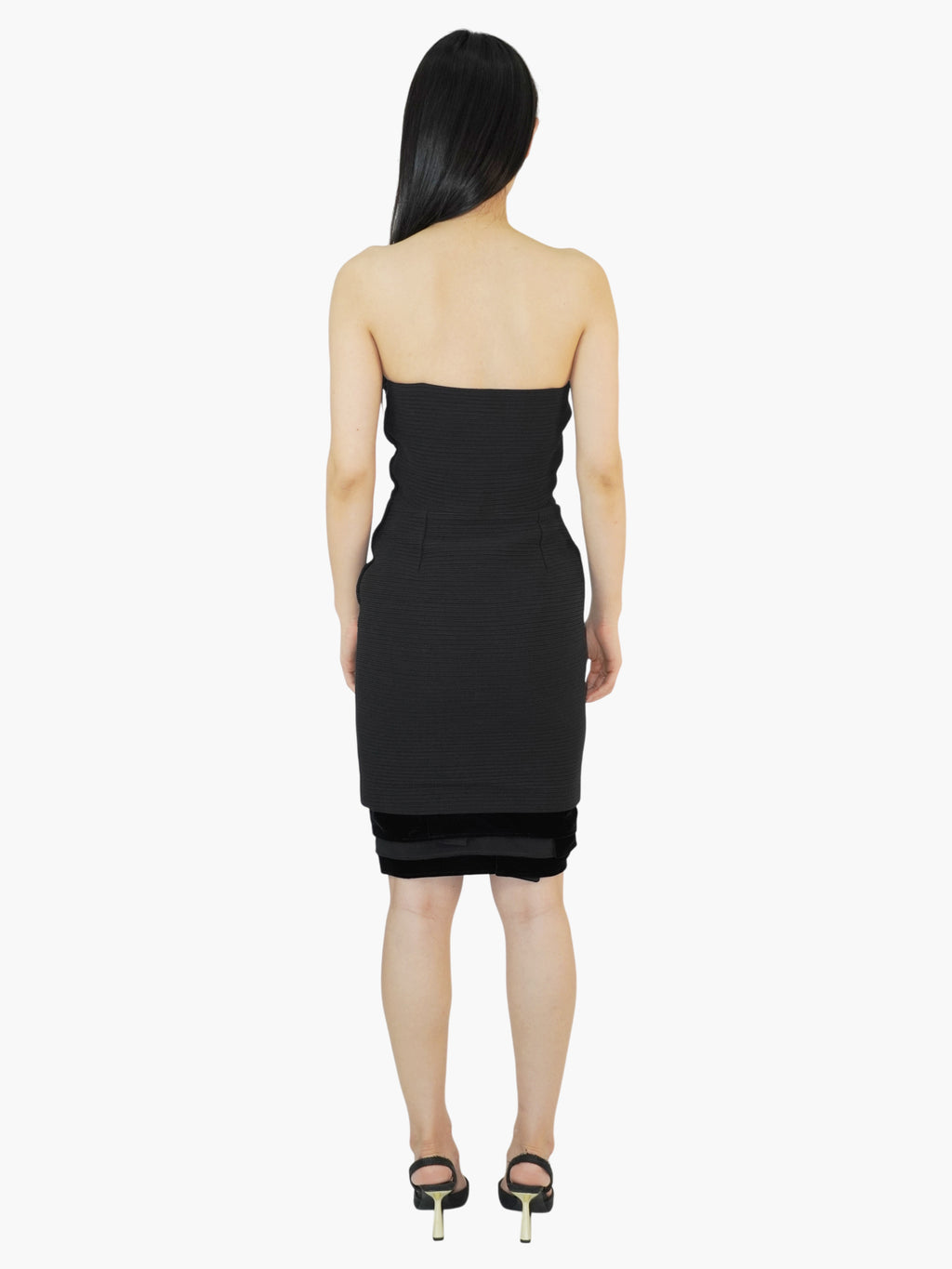 Silk Strapless Dress