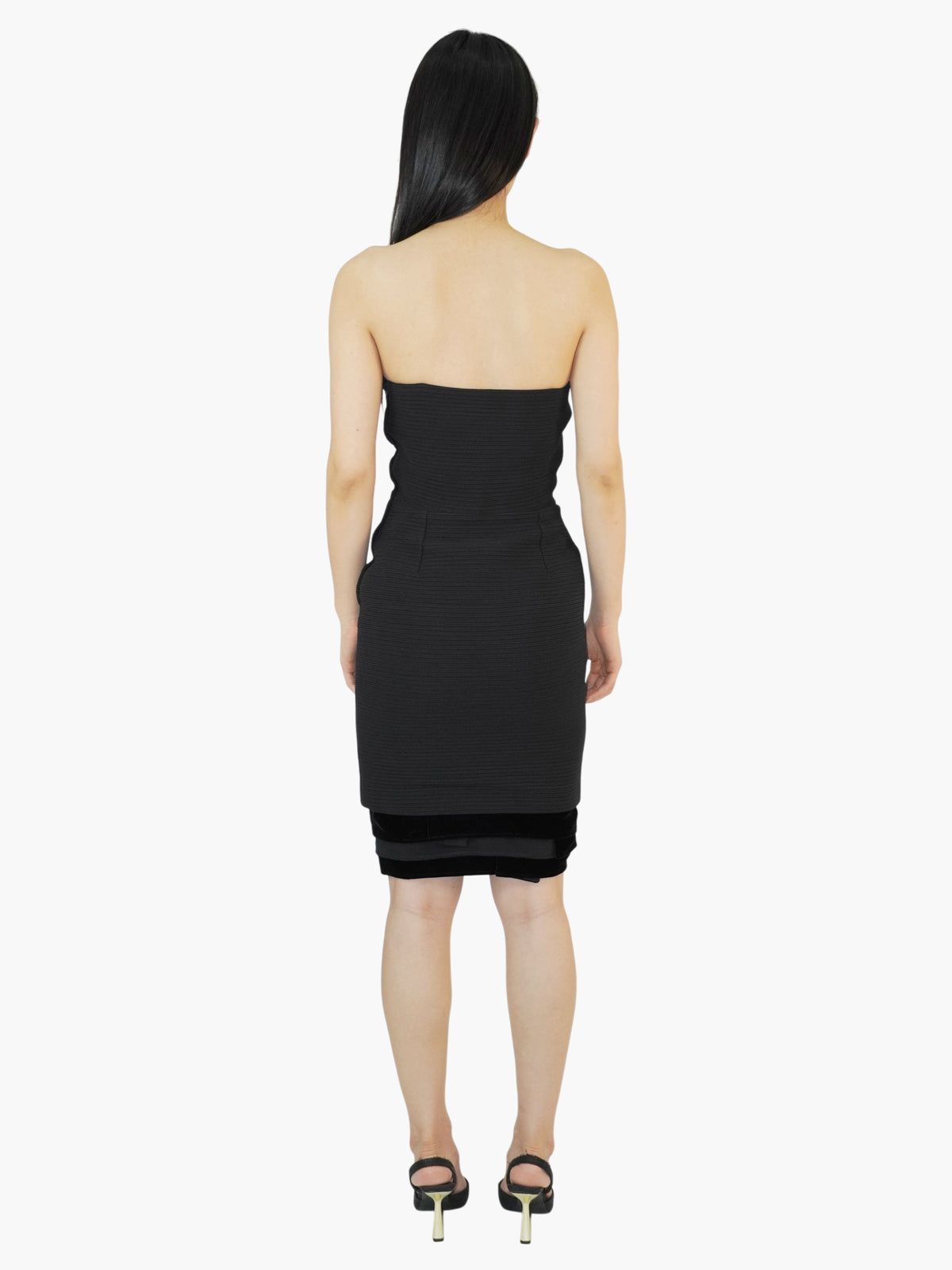 Silk Strapless Dress