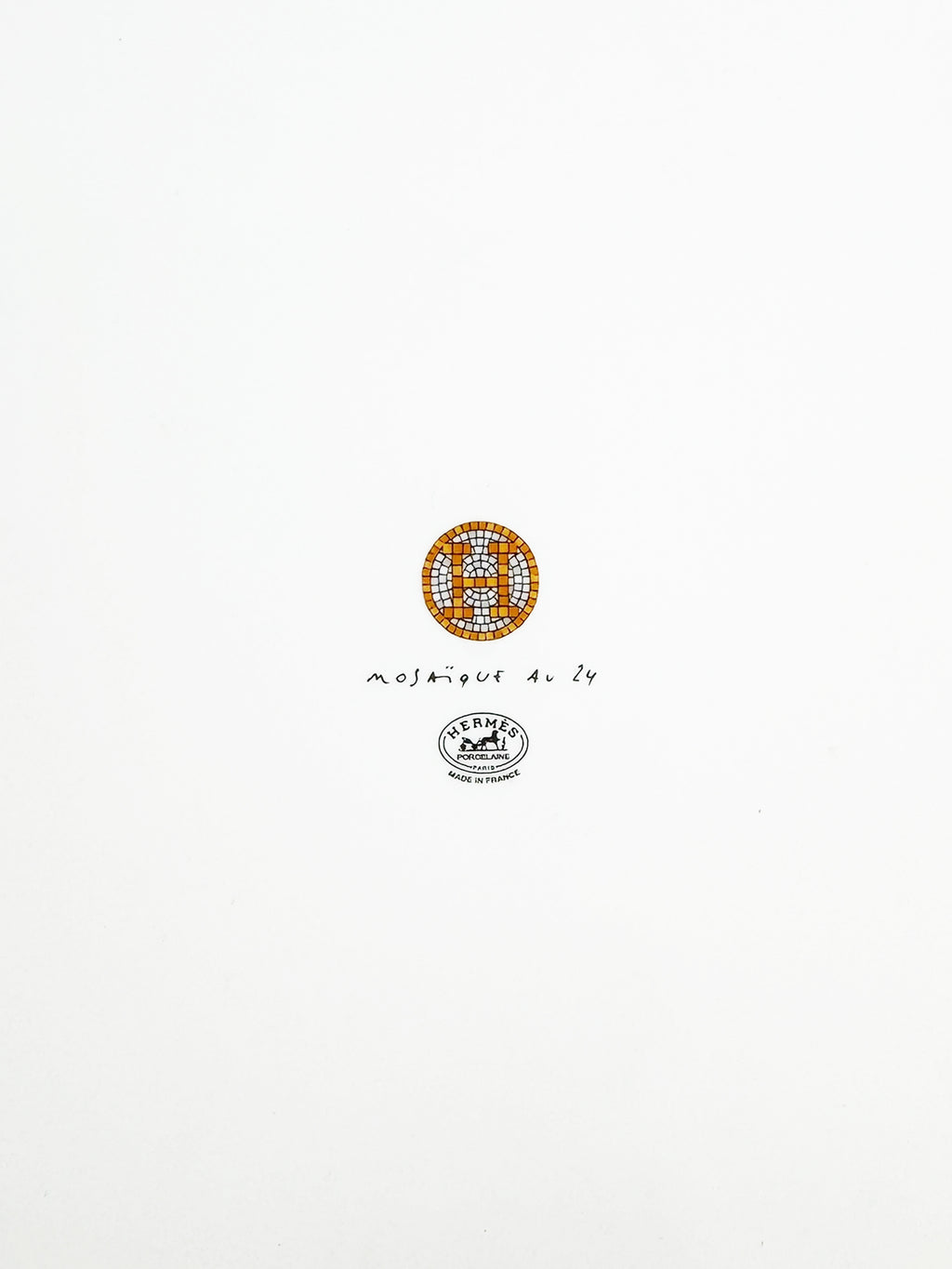 Mosaïque Au 24 Porcelain Plate