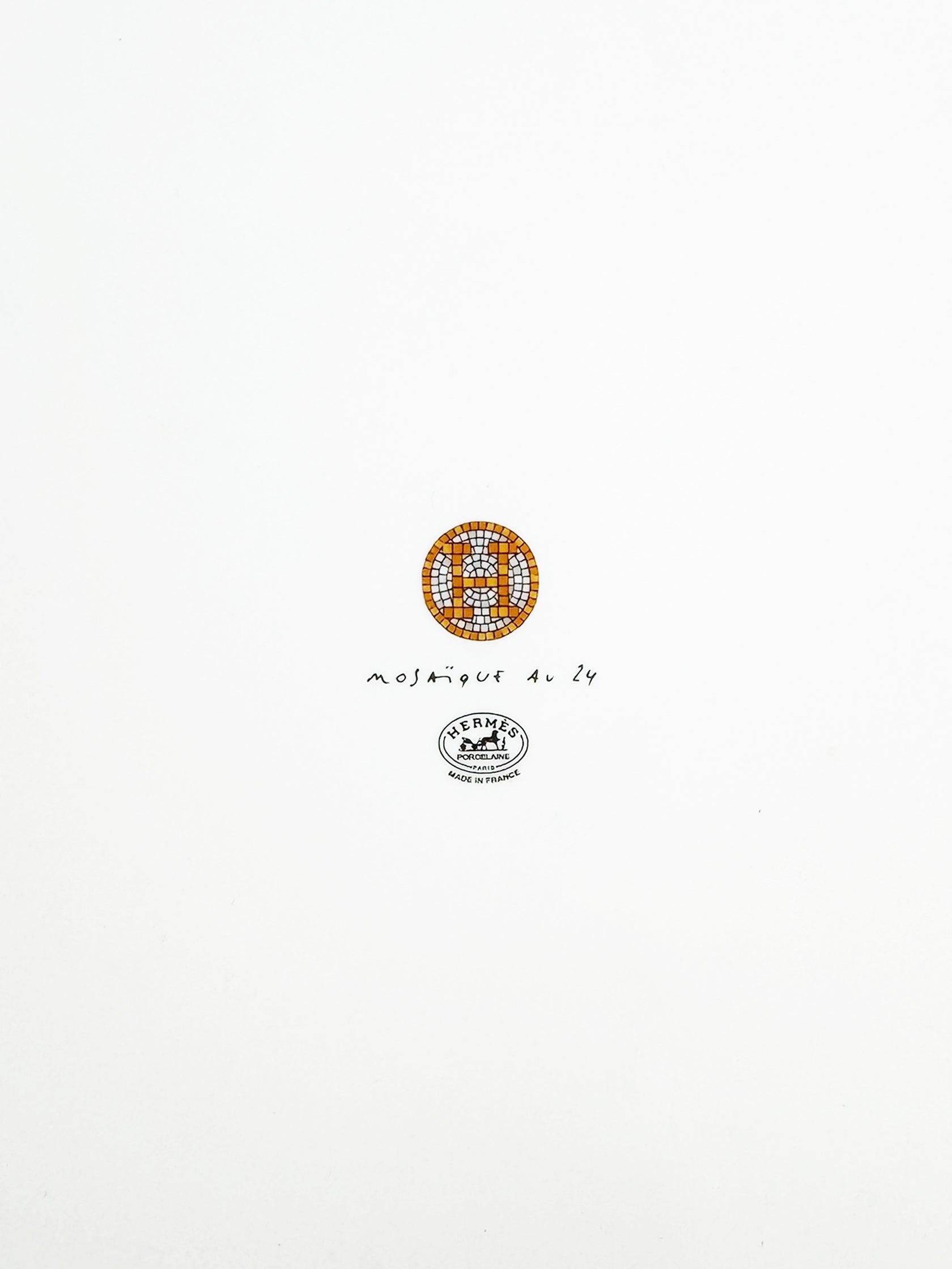 Mosaïque Au 24 Porcelain Plate