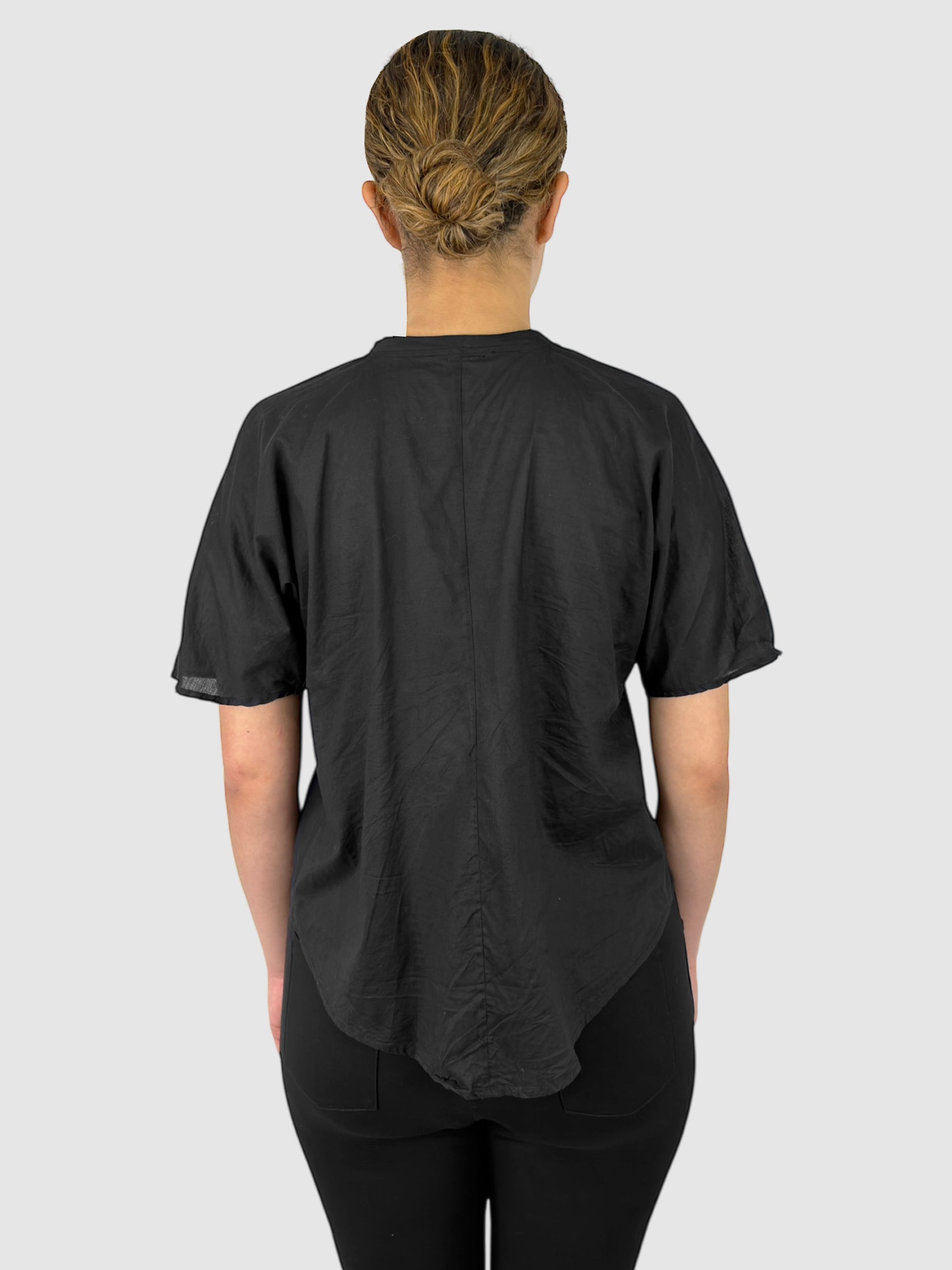 Ruffled Pleated Top
