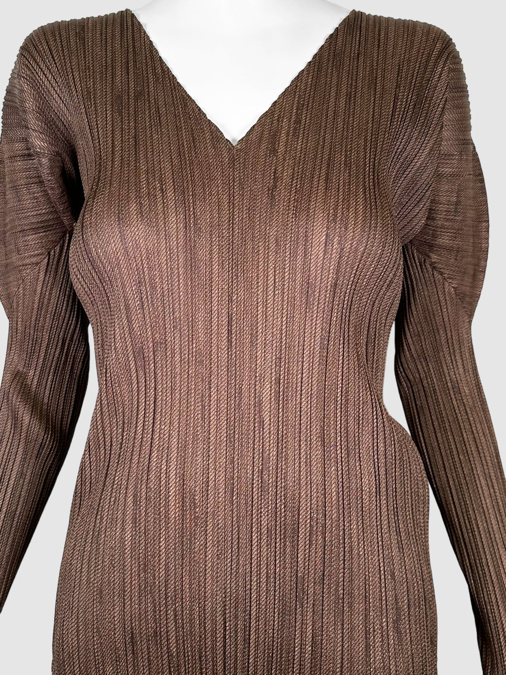 Pleated Long Sleeve Top - Size 3