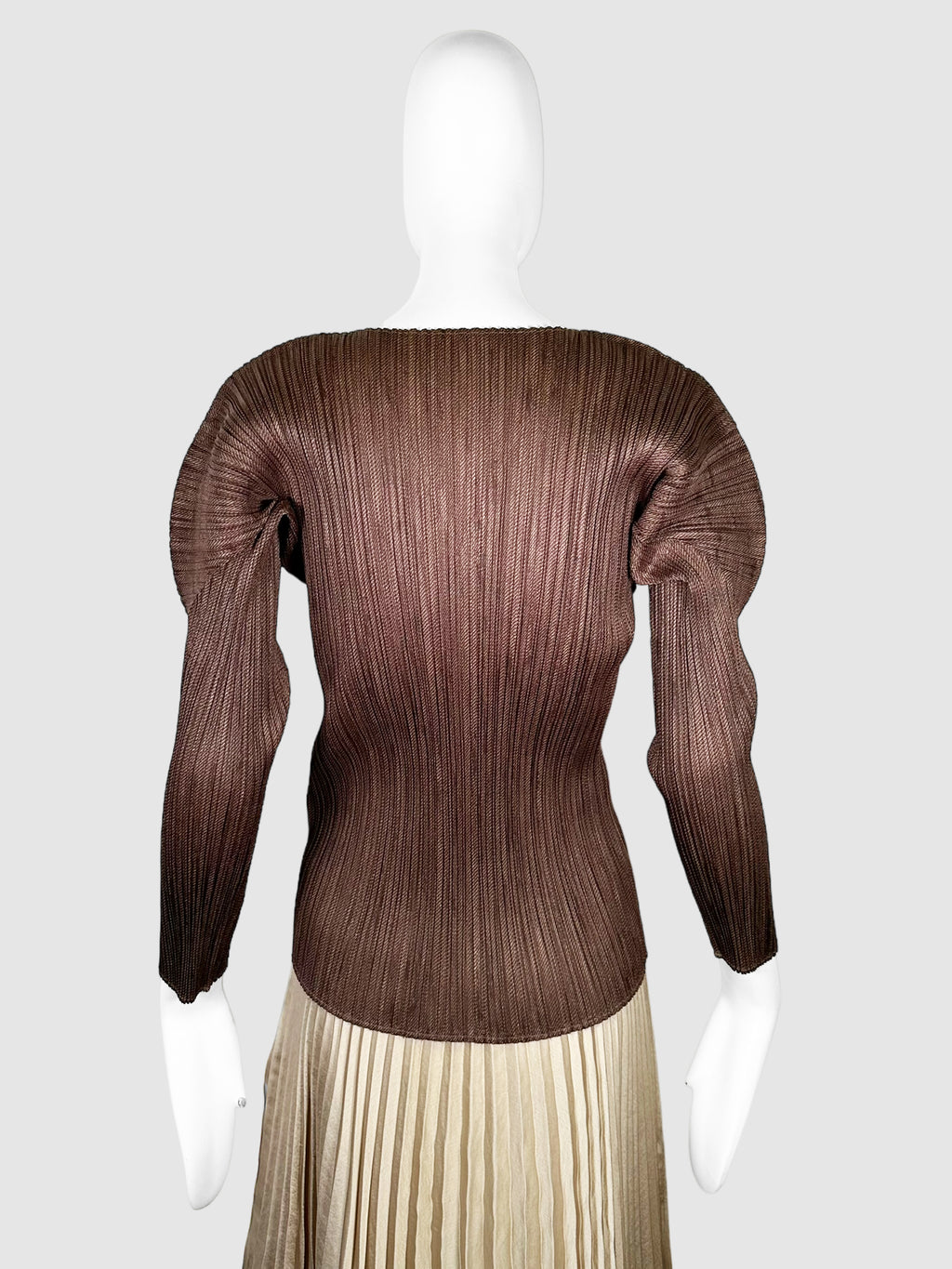 Pleated Long Sleeve Top - Size 3