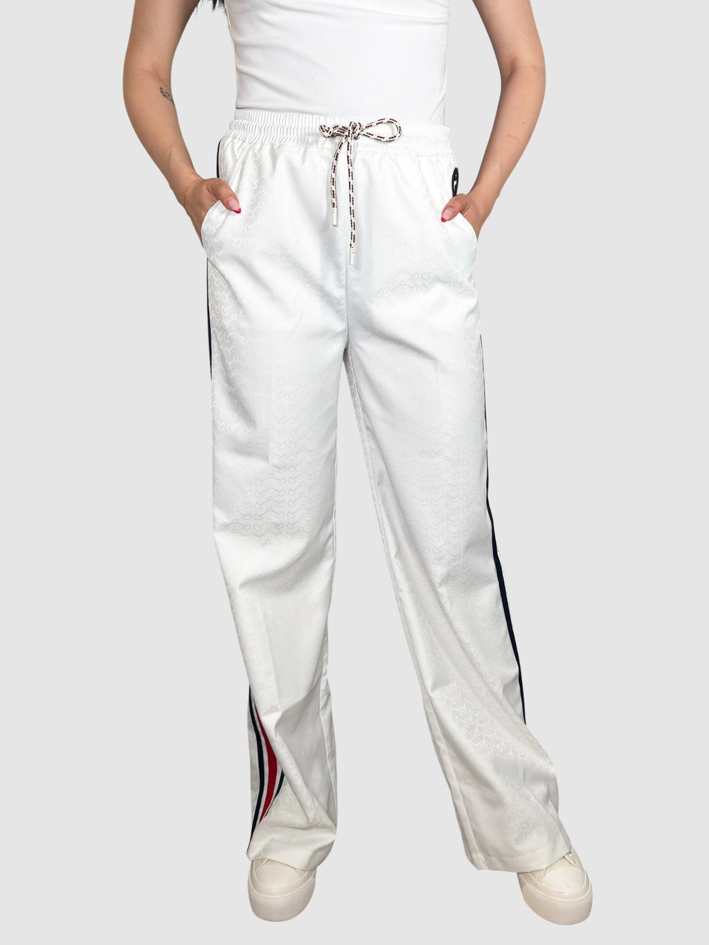 Horsebit Patterned Pants