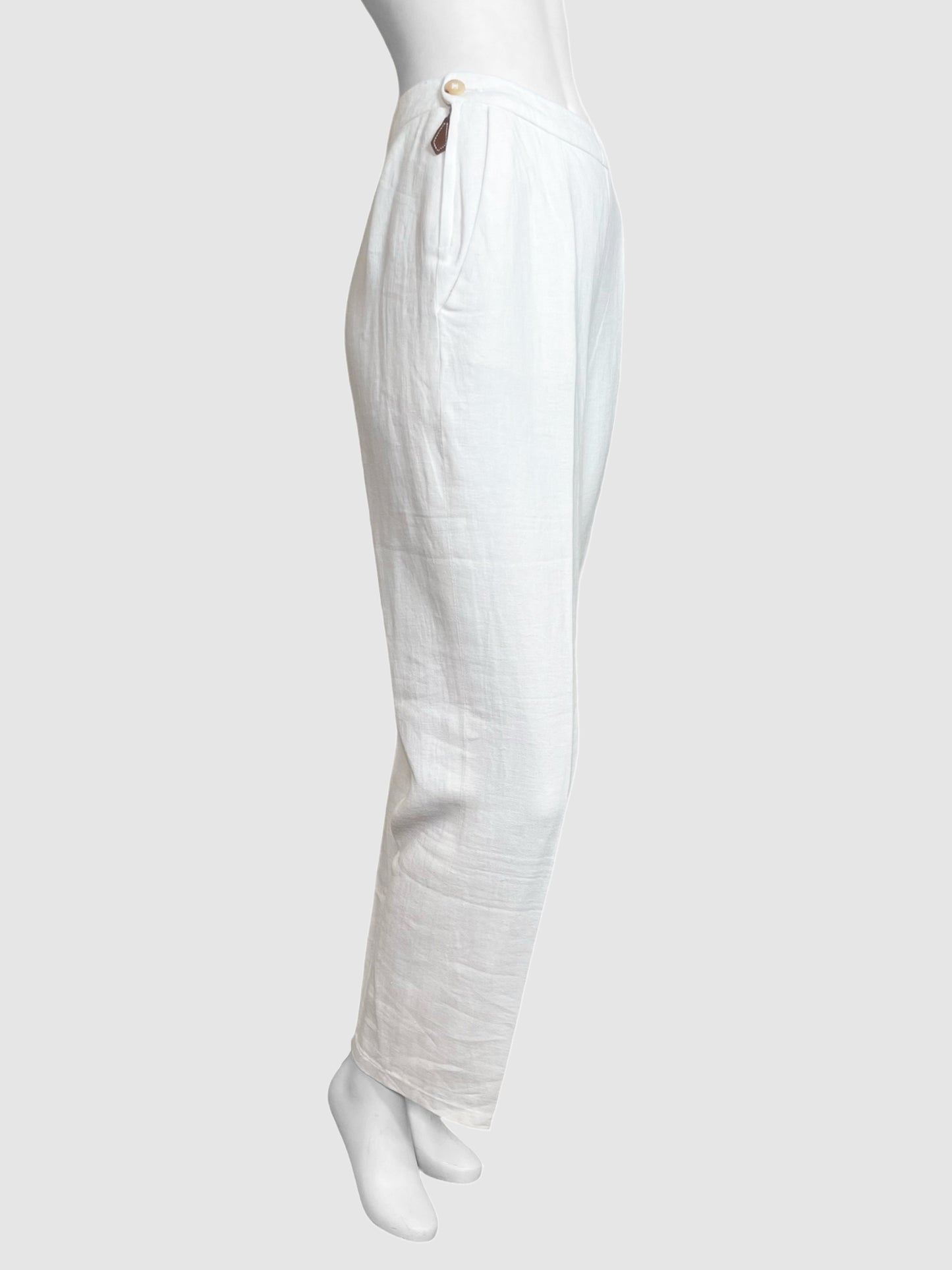 Hermès Linen Trousers - Size 40