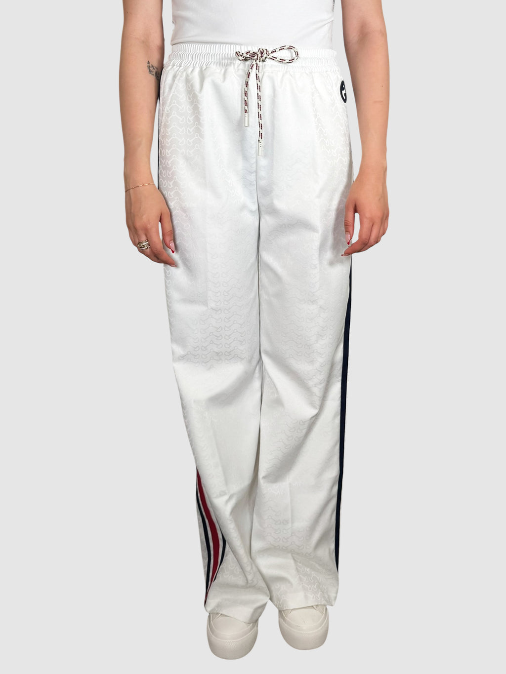 Horsebit Patterned Pants